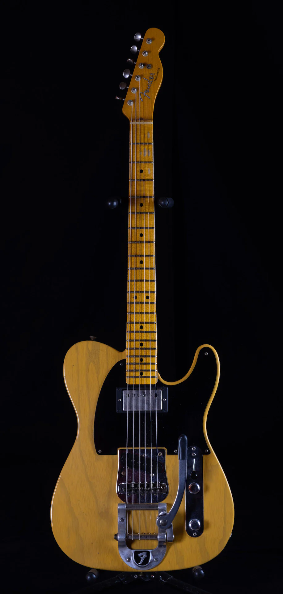 Used '20 Fender Custom Shop 50's Vibra Telecaster Journeyman Relic Butterscotch Blonde w Bigsby & OHSC - Image 2