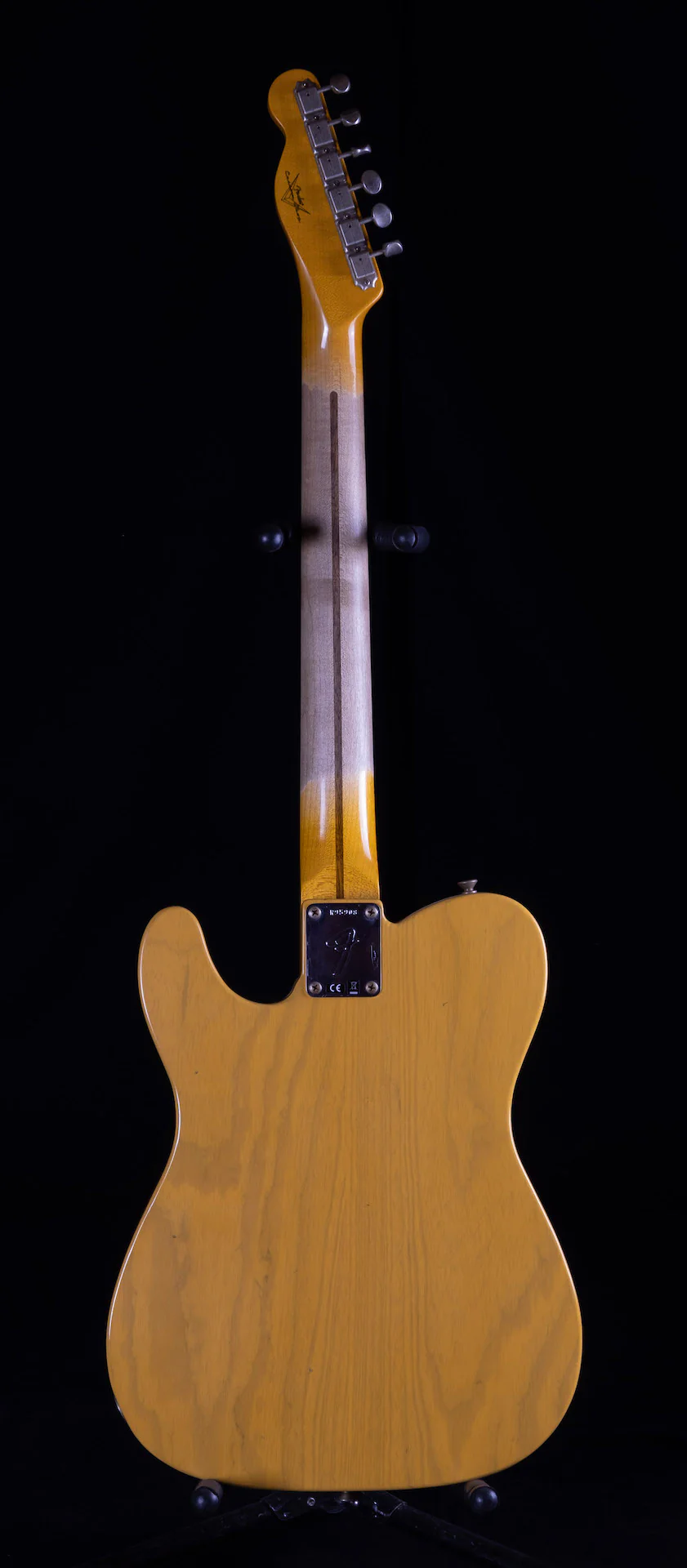 Used '20 Fender Custom Shop 50's Vibra Telecaster Journeyman Relic Butterscotch Blonde w Bigsby & OHSC - Image 8