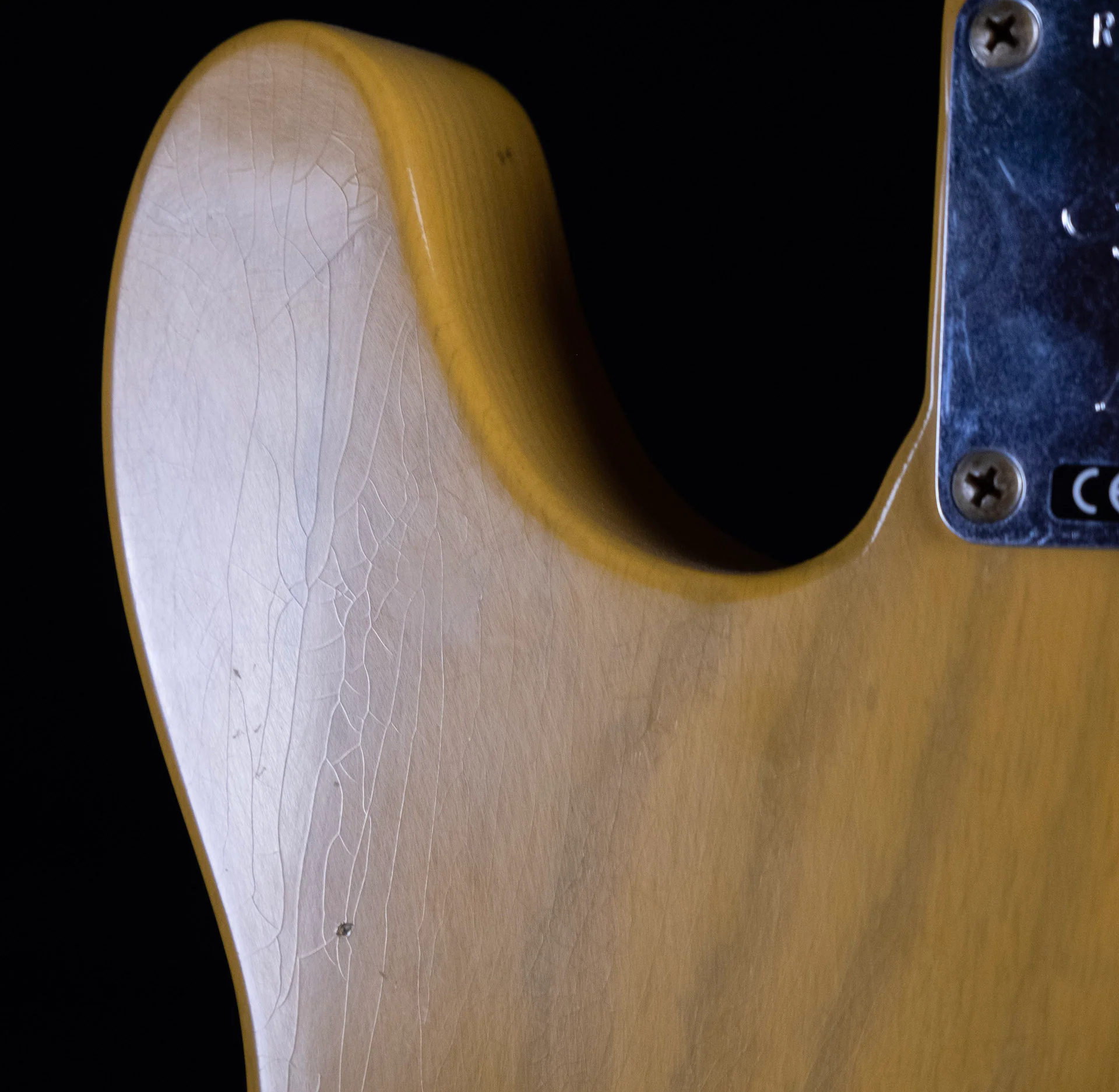 Used '20 Fender Custom Shop 50's Vibra Telecaster Journeyman Relic Butterscotch Blonde w Bigsby & OHSC - Image 9