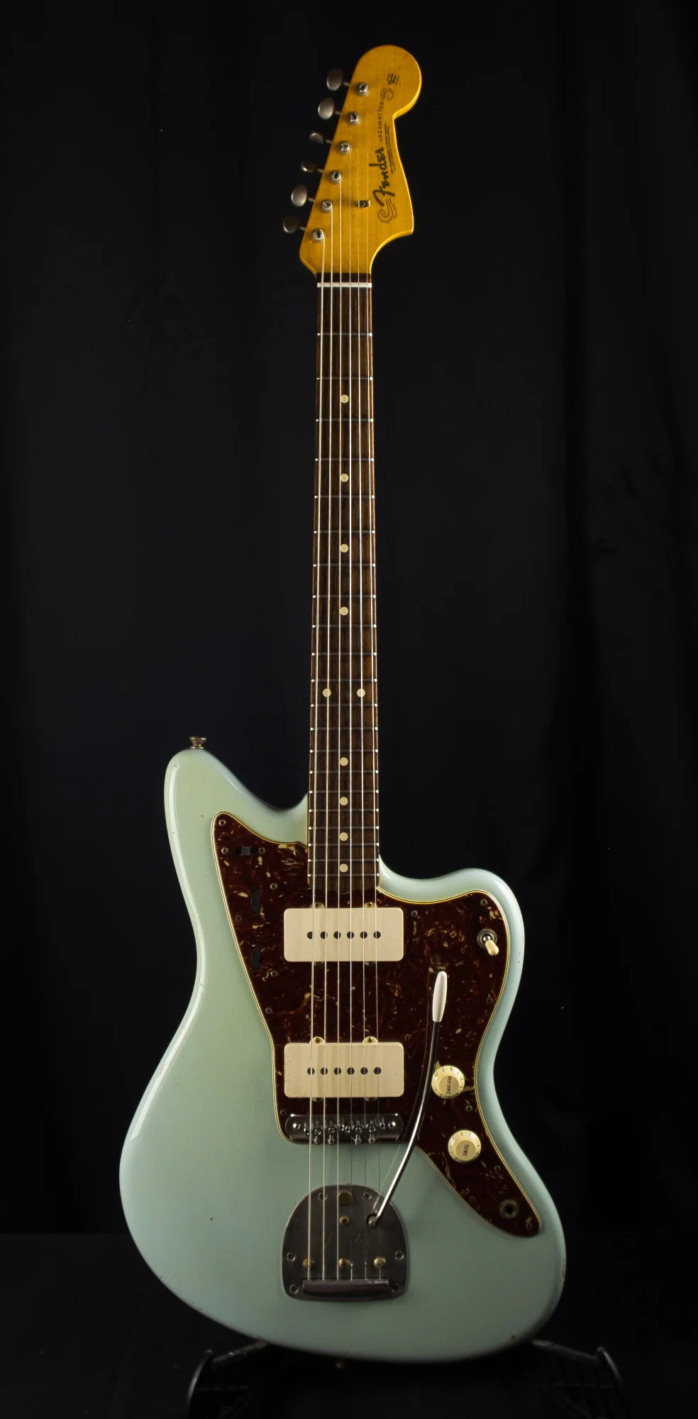 Pre Owned '11 Fender Custom Shop Dealer Select Wildwood "10" '59 Jazzmaster Faded Sonic Blue OHSC - Image 2