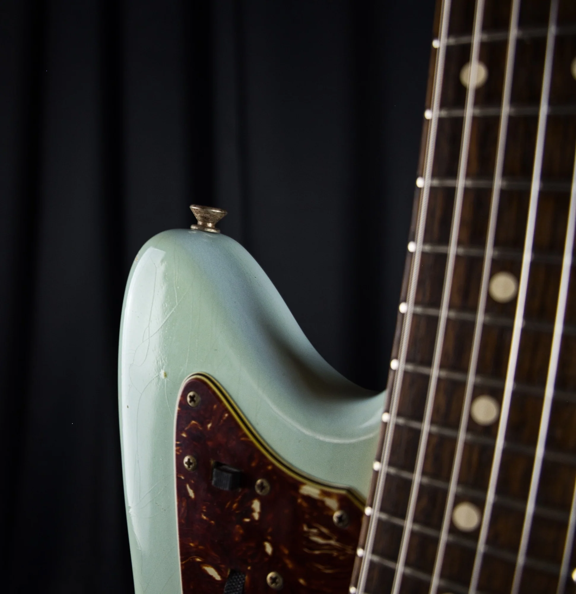Pre Owned '11 Fender Custom Shop Dealer Select Wildwood "10" '59 Jazzmaster Faded Sonic Blue OHSC - Image 5