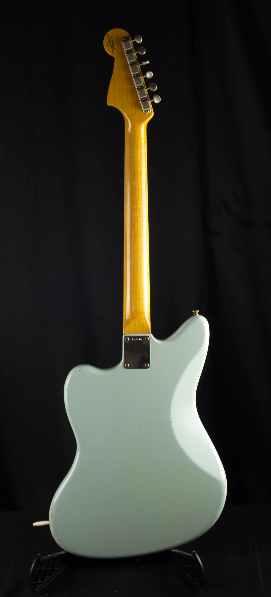 Pre Owned '11 Fender Custom Shop Dealer Select Wildwood "10" '59 Jazzmaster Faded Sonic Blue OHSC - Image 7