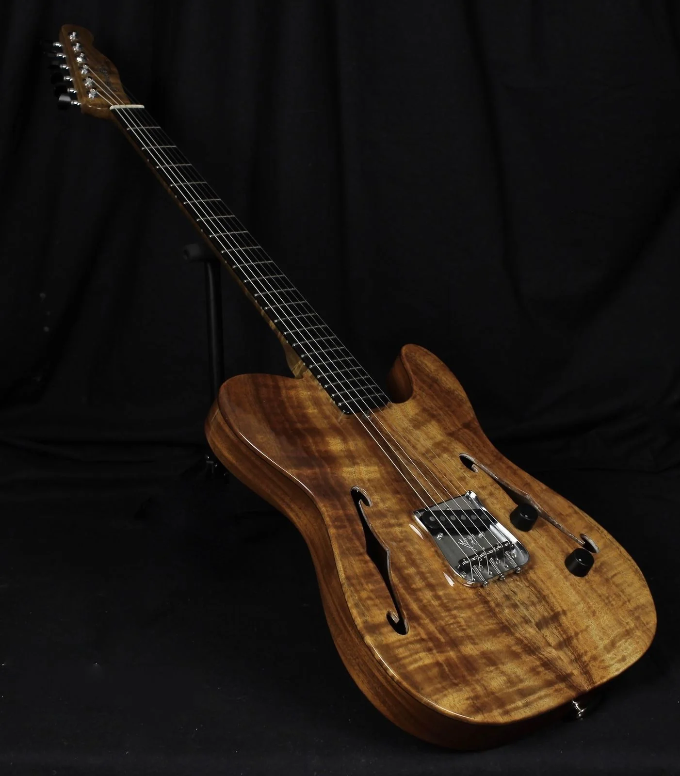 Pre Owned Fender Custom Shop John Page Founders Design Double F-Hole Esquire with OHSC - Image 4