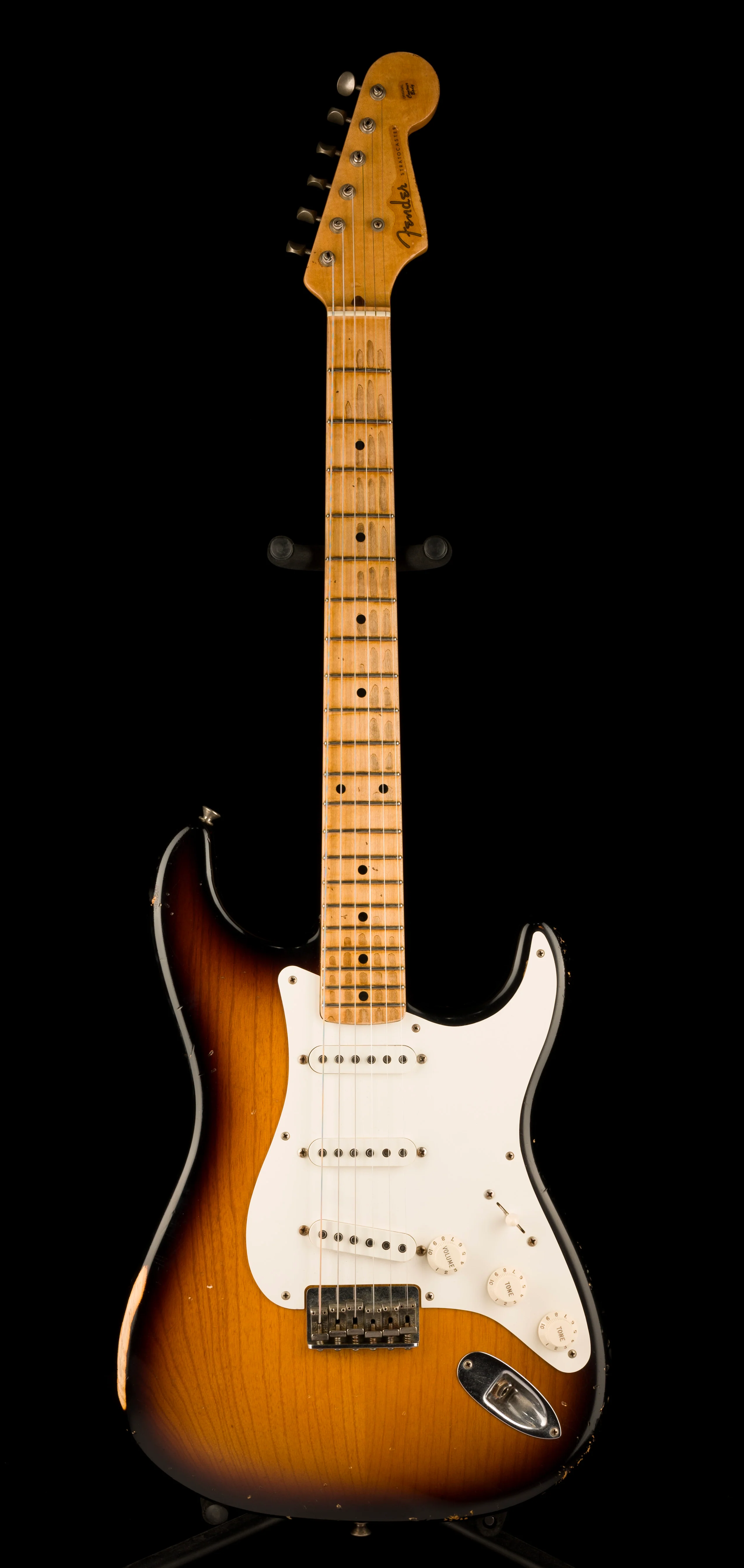 Pre Owned Fender Custom Shop Masterbuilt Stephen Stern '50s Stratocaster 2-Tone Sunburst With OHSC - Image 2