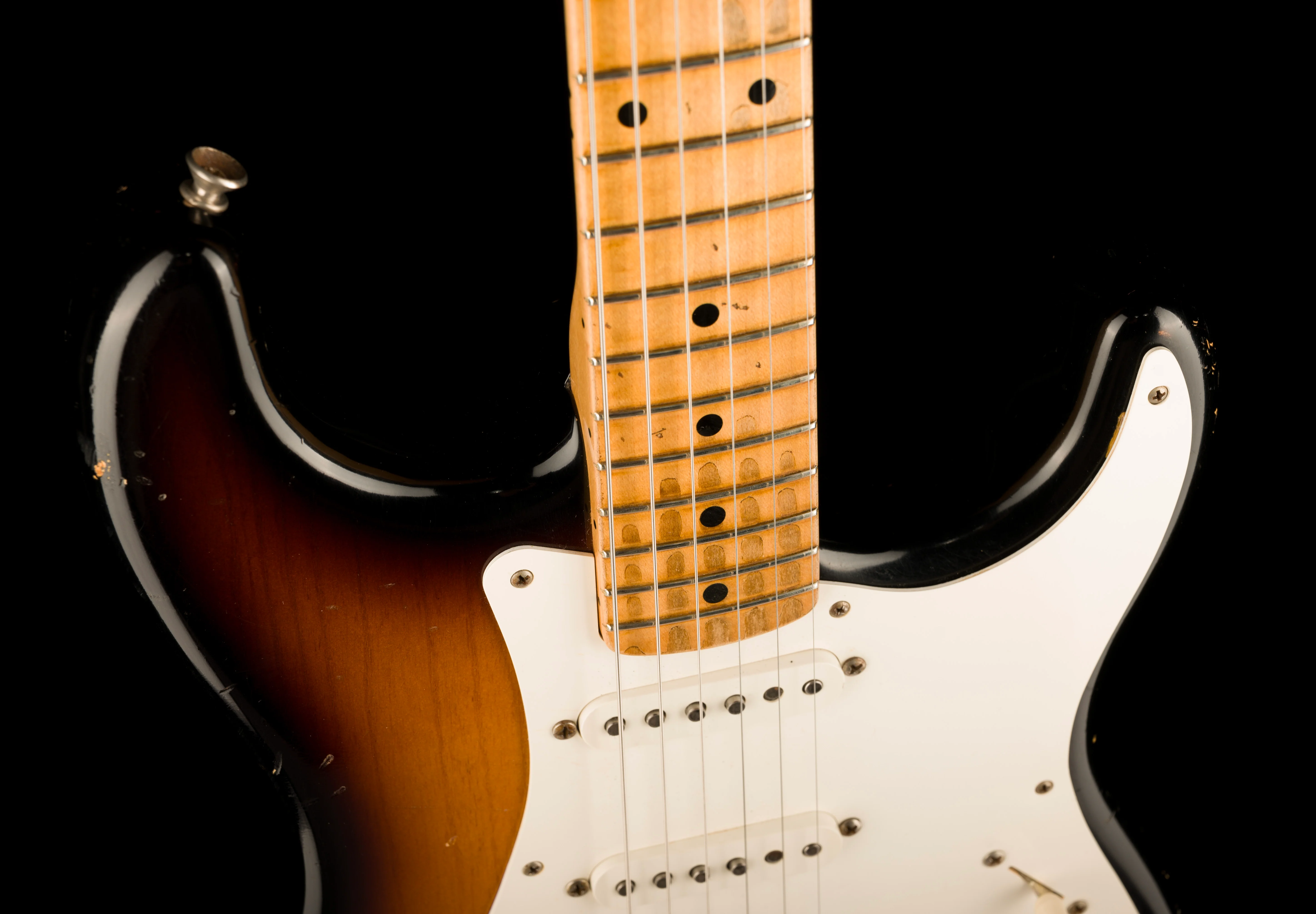 Pre Owned Fender Custom Shop Masterbuilt Stephen Stern '50s Stratocaster 2-Tone Sunburst With OHSC - Image 3