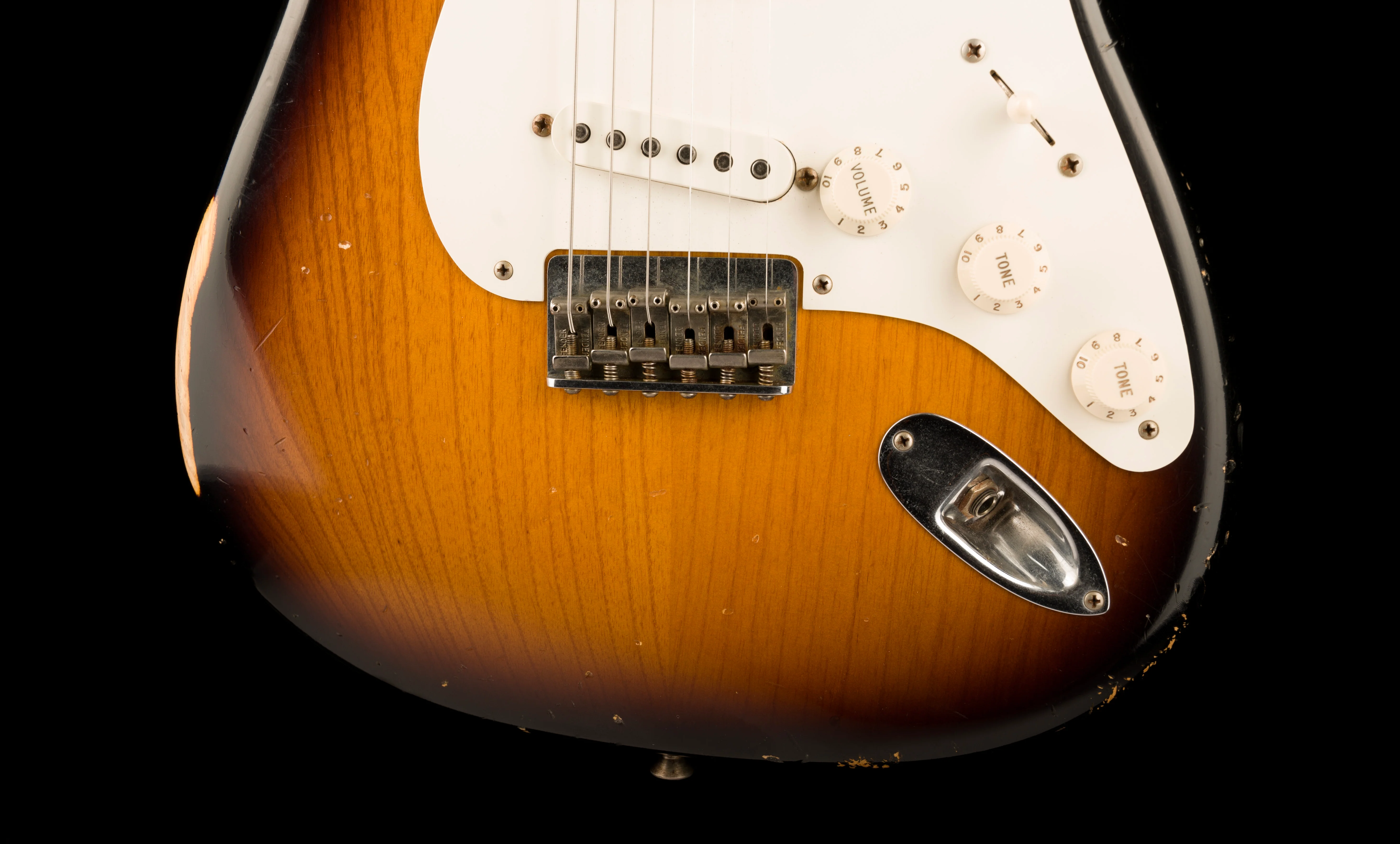 Pre Owned Fender Custom Shop Masterbuilt Stephen Stern '50s Stratocaster 2-Tone Sunburst With OHSC - Image 5