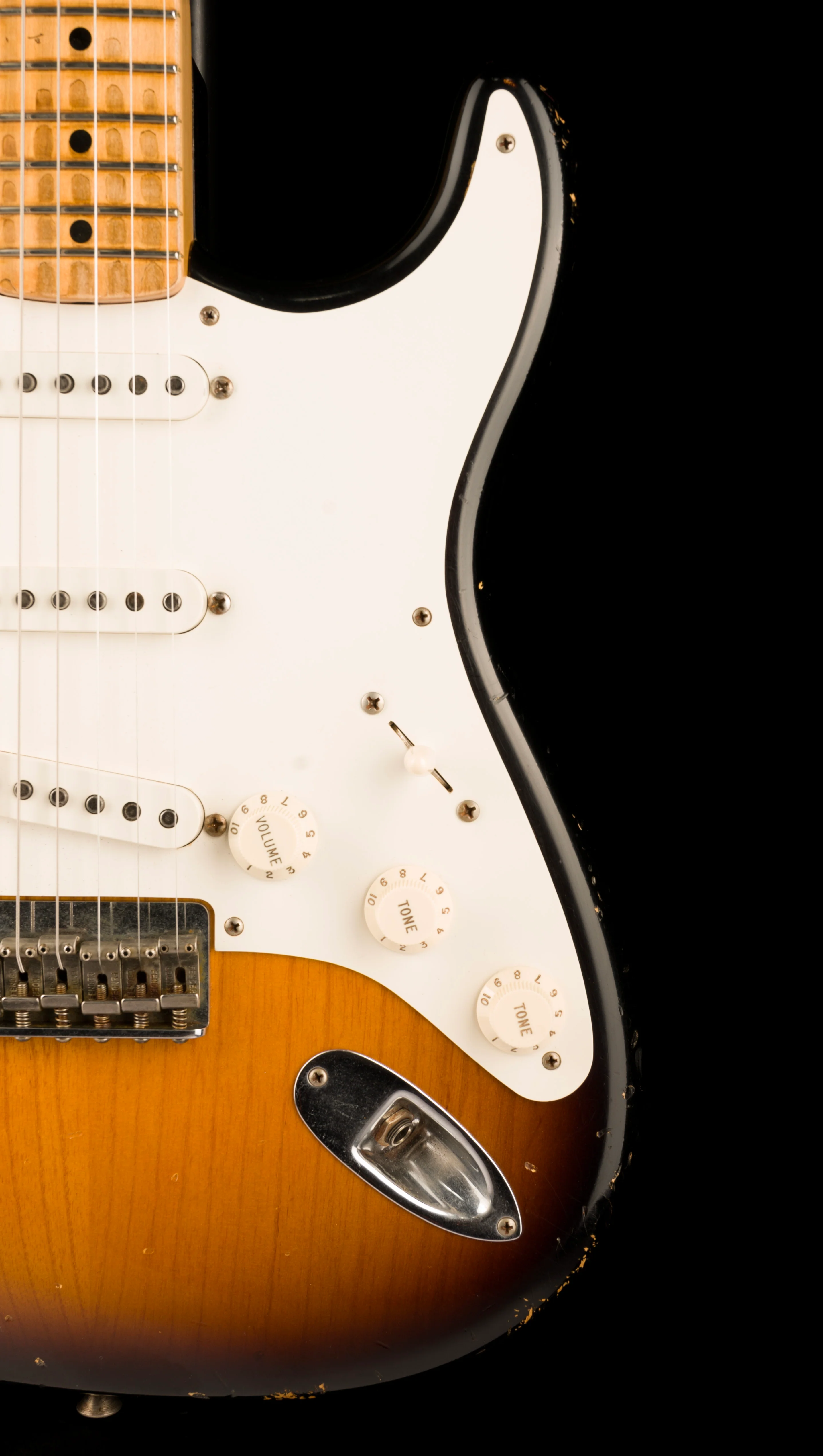 Pre Owned Fender Custom Shop Masterbuilt Stephen Stern '50s Stratocaster 2-Tone Sunburst With OHSC - Image 9