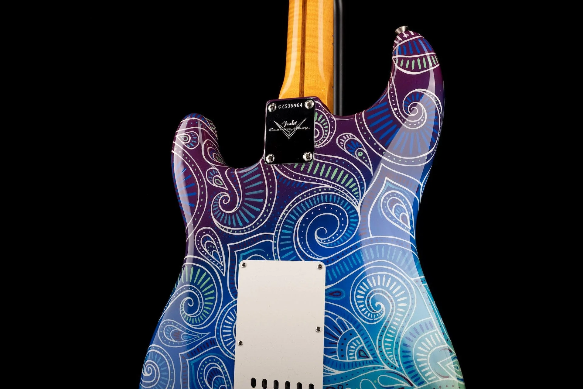 Pre-Owned Fender Artist Series Custom Shop Masterbuilt Greg Fessler Madison Roy "Mandala Burst" 1968 Stratocaster - Image 19