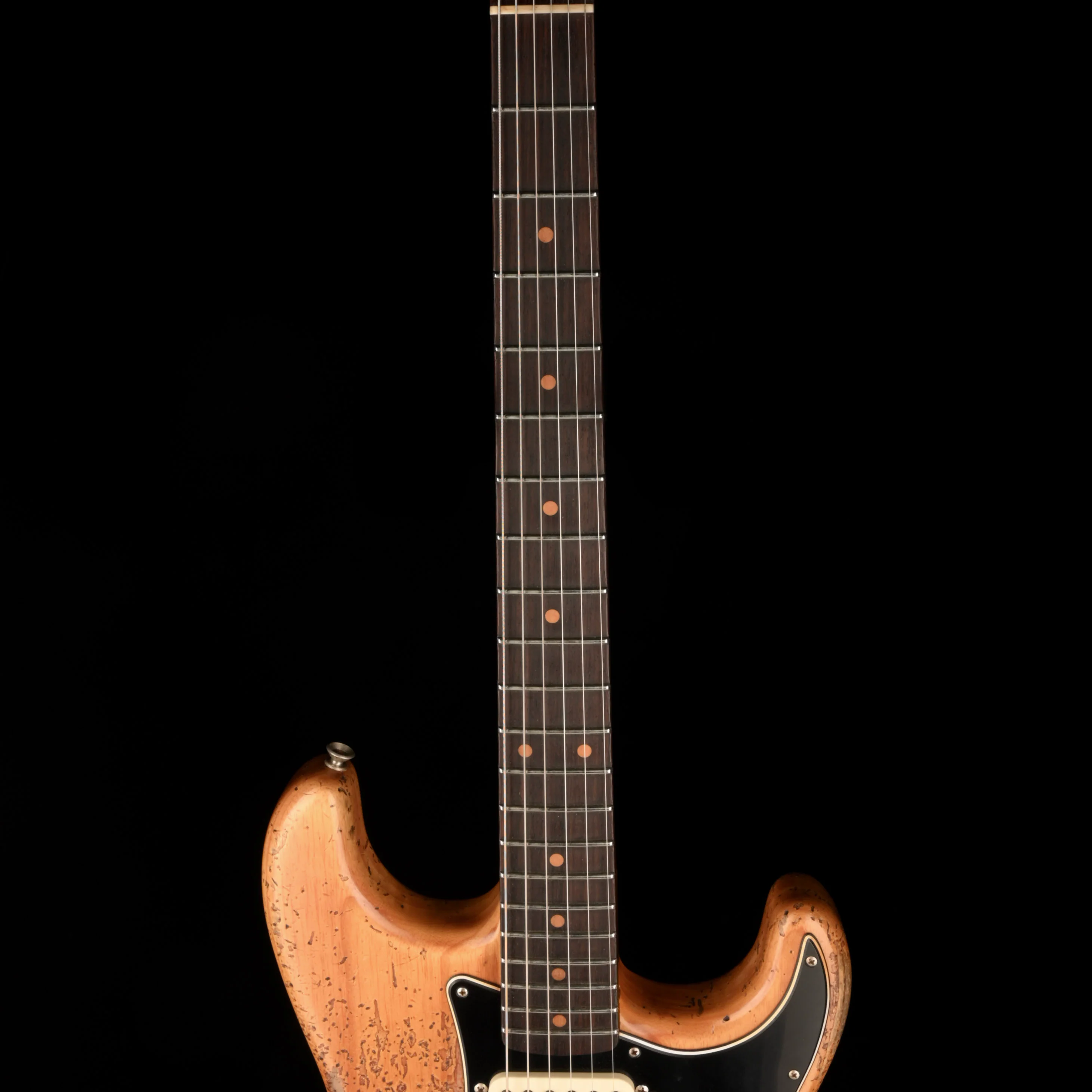 Pre Owned Fender Custom Shop Poblano Stratocaster Super Heavy Relic Aged Natural With OHSC - Image 8
