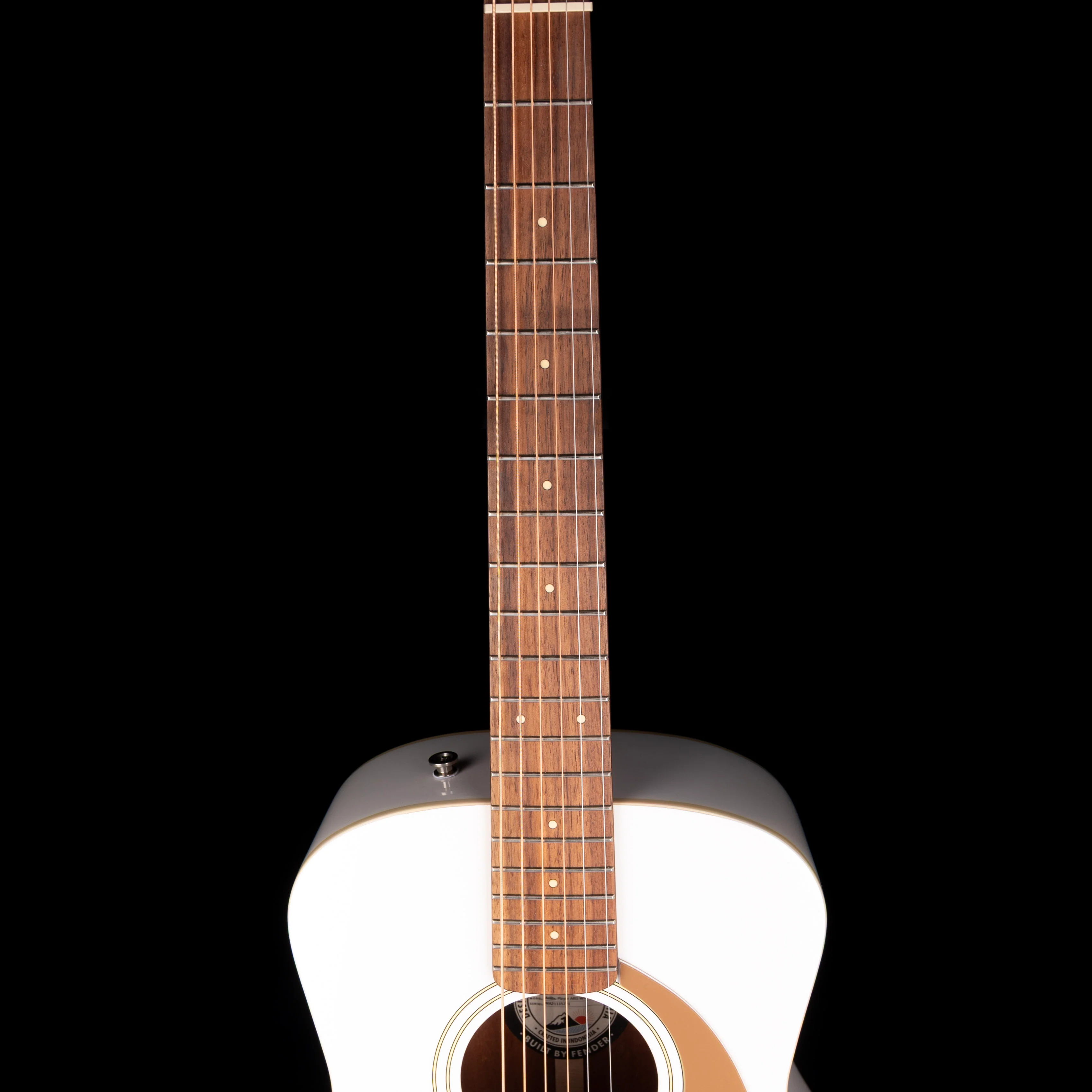 Pre Owned Fender Malibu Player Arctic Gold Acoustic Electric Guitar - Image 10