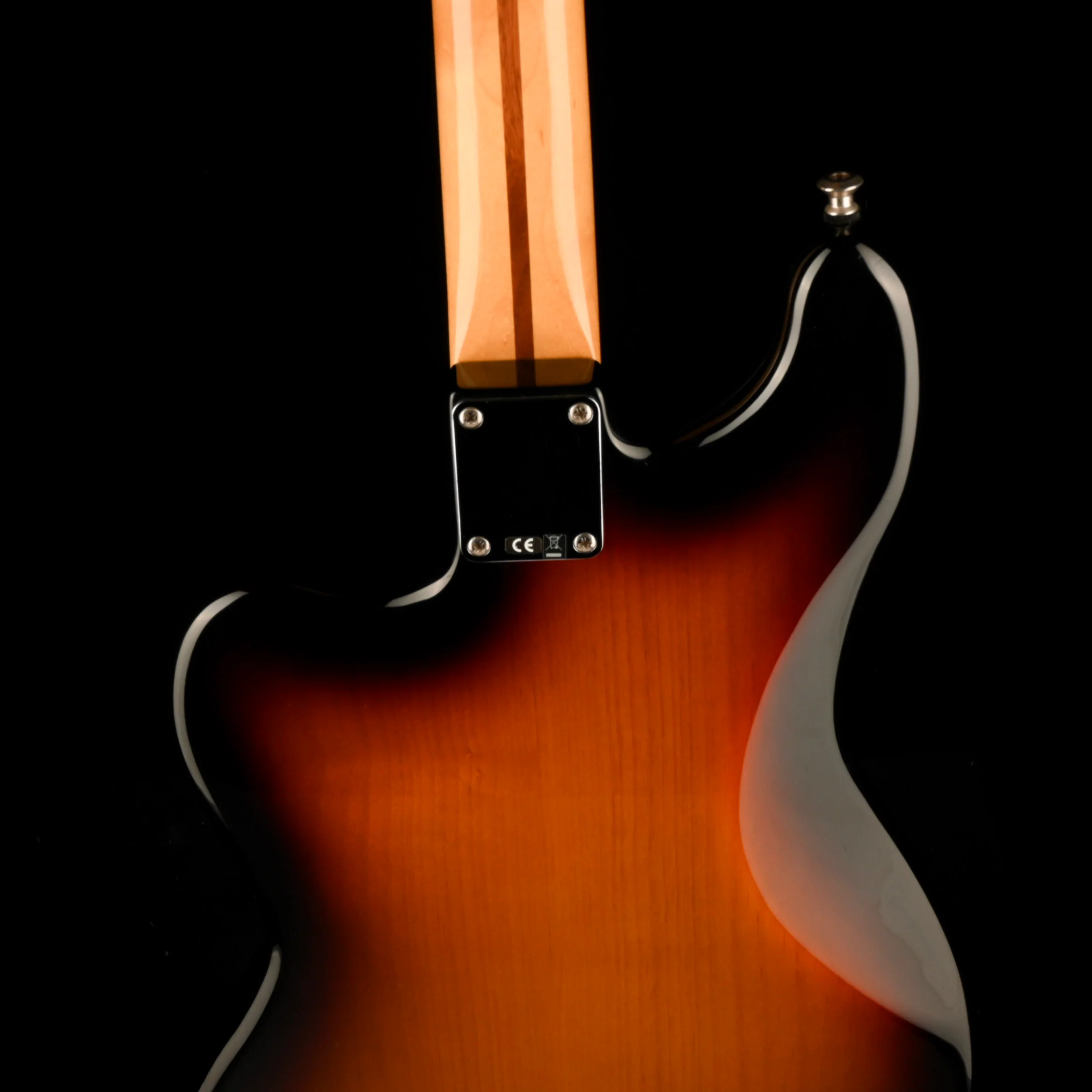 Pre Owned Fender Pawn Shop Bass VI Modified 3-Tone Sunburst With Case - Image 11