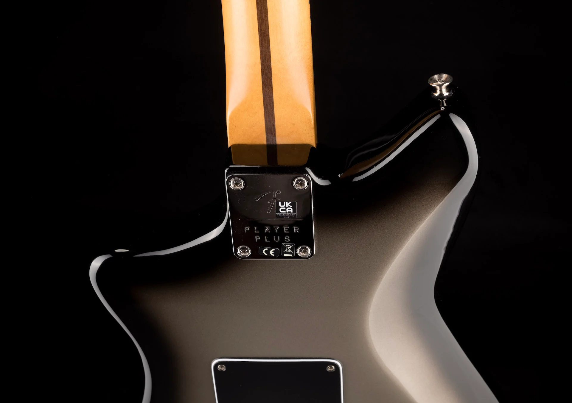 Pre Owned Fender Player Plus Meteora HH Silverburst With Case - Image 14