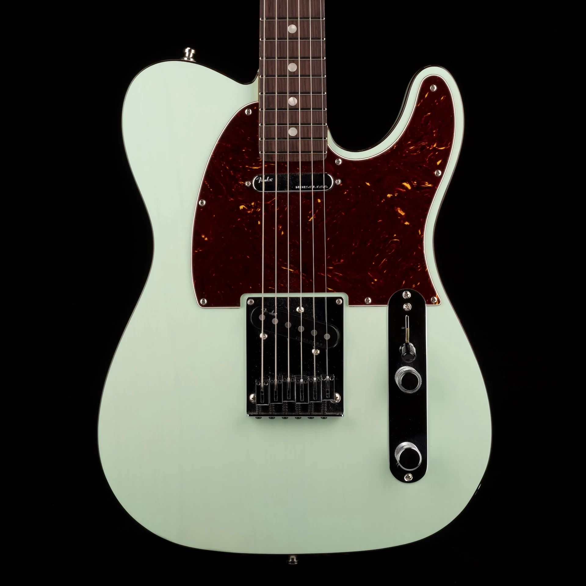 Pre Owned 2021 Fender Ultra Luxe Telecaster Transparent Surf Green with OHSC