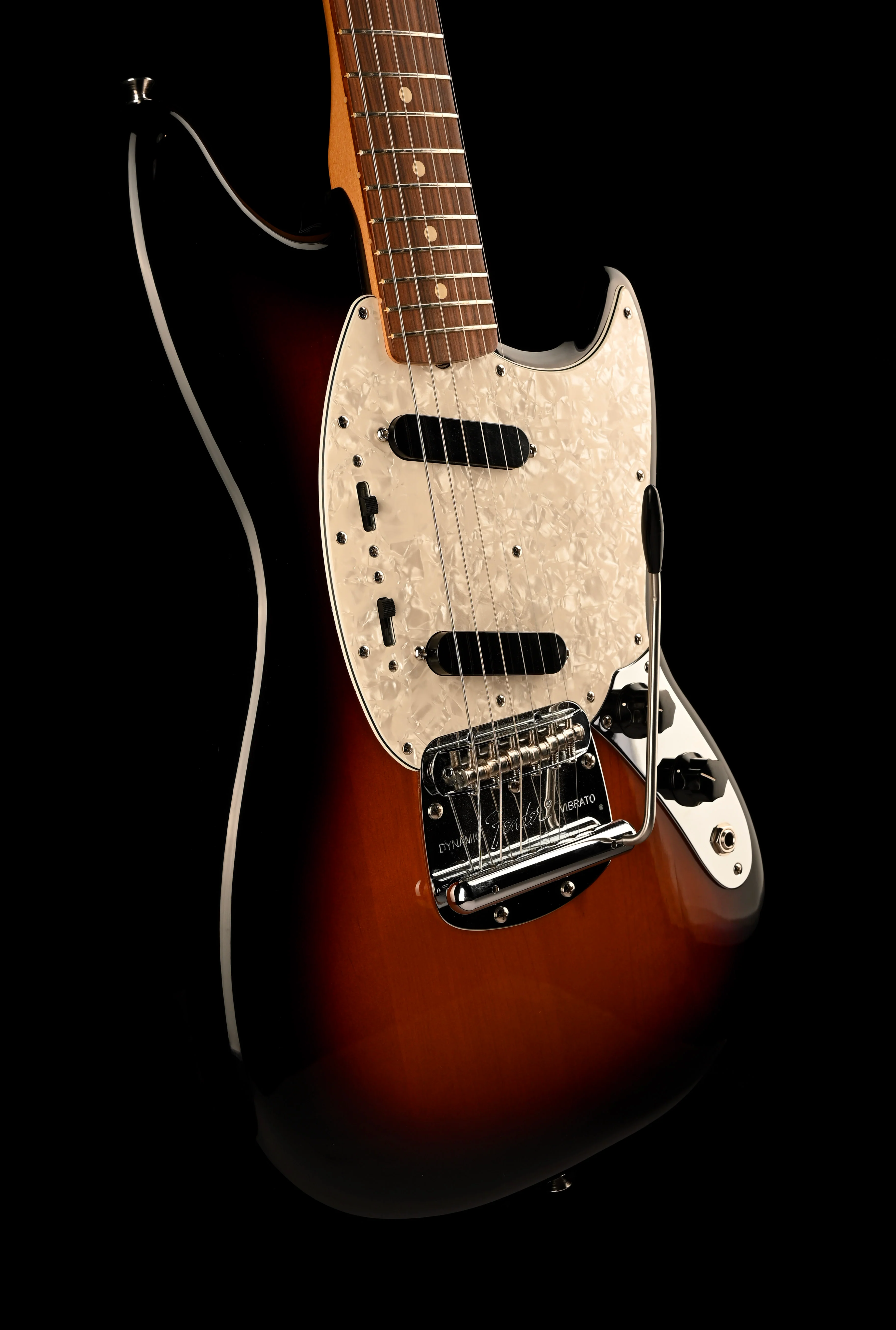 Pre Owned '22 Fender Vintera '60s Mustang Guitar 3-Color Sunburst With Gig Bag - Image 10