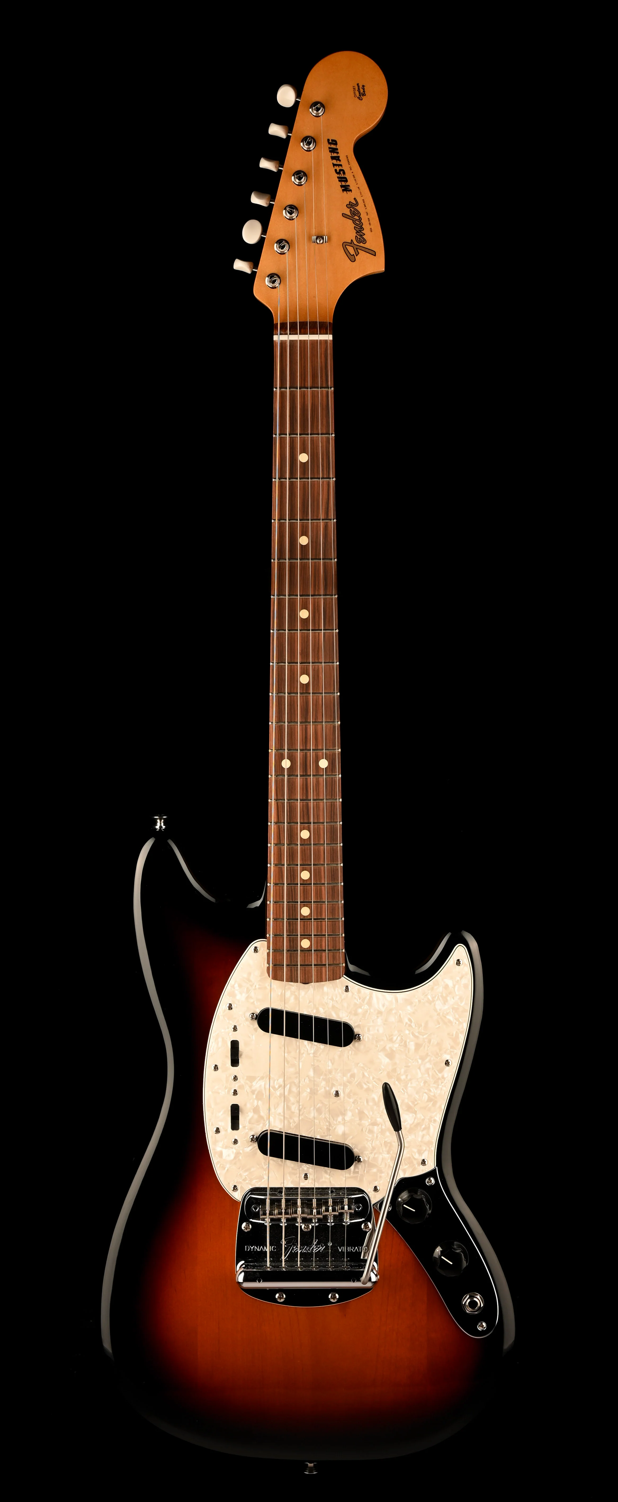 Pre Owned '22 Fender Vintera '60s Mustang Guitar 3-Color Sunburst With Gig Bag - Image 2
