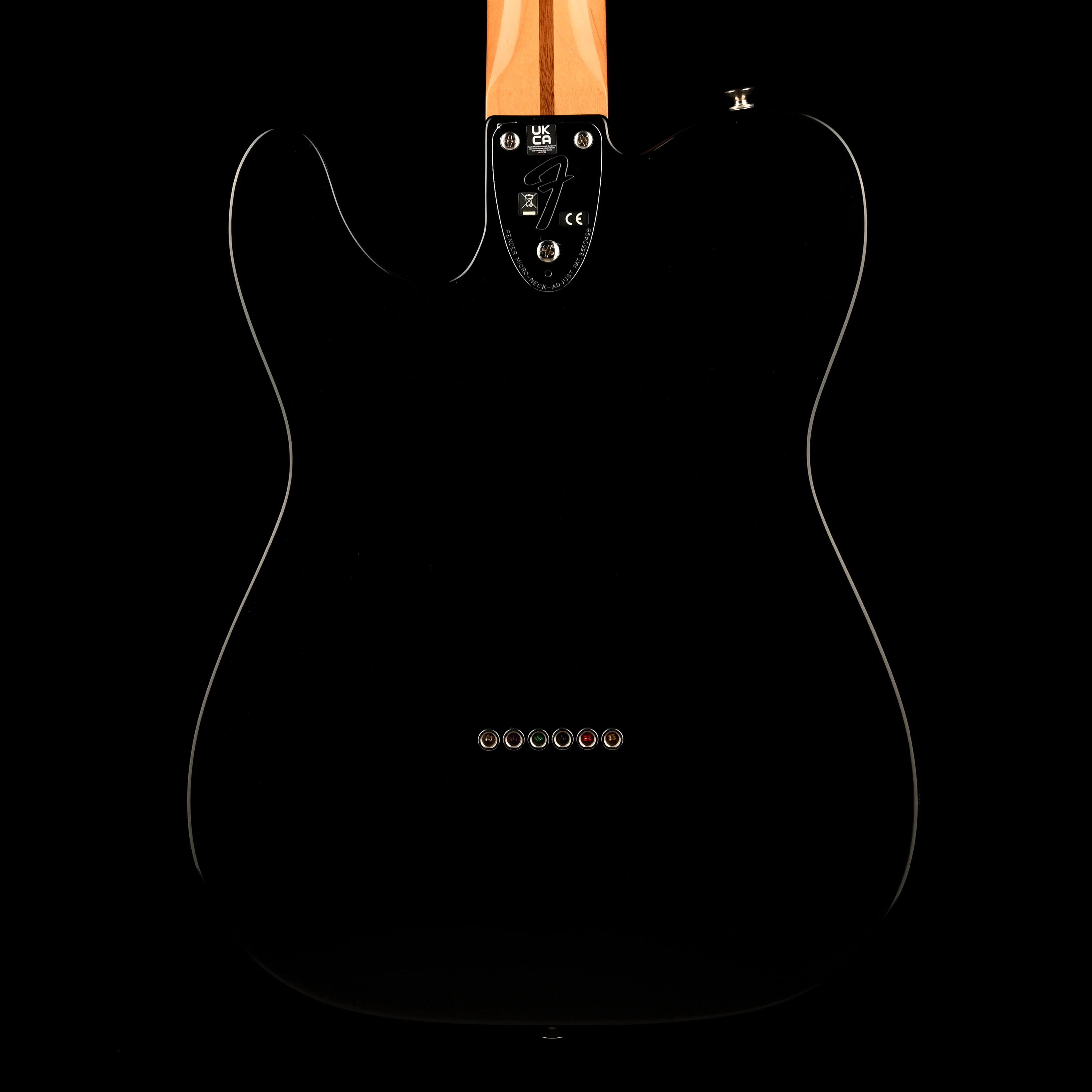 Pre Owned Fender Vintera '70s Telecaster Custom Black With Gig Bag - Image 12