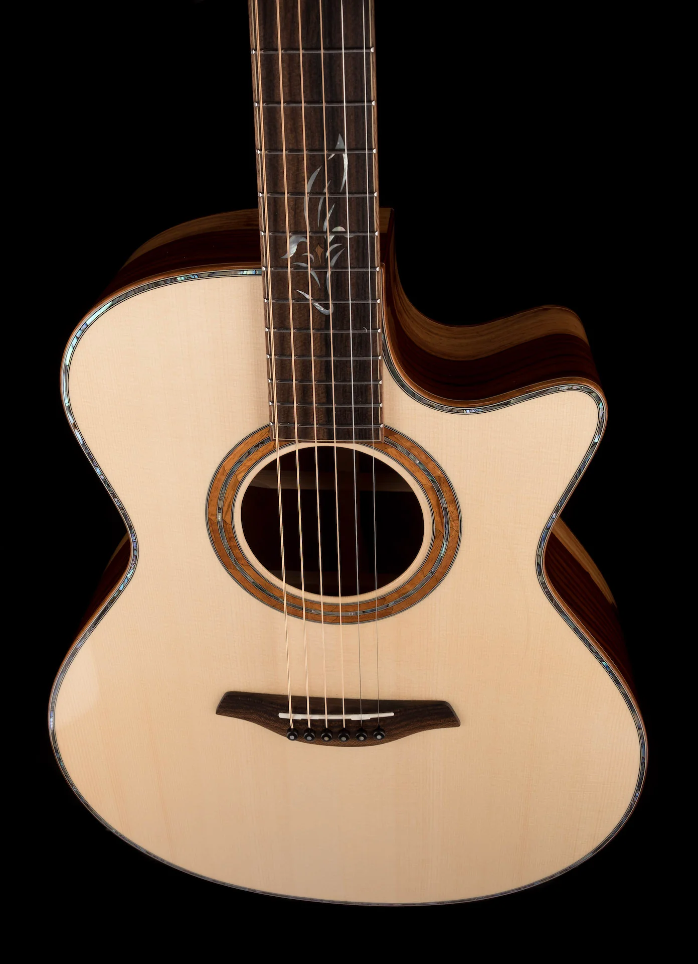 Pre Owned Furch Red GC-LC Alpine Spruce Top/Cocobolo Back And Sides Acoustic Guitar With Case - Image 4