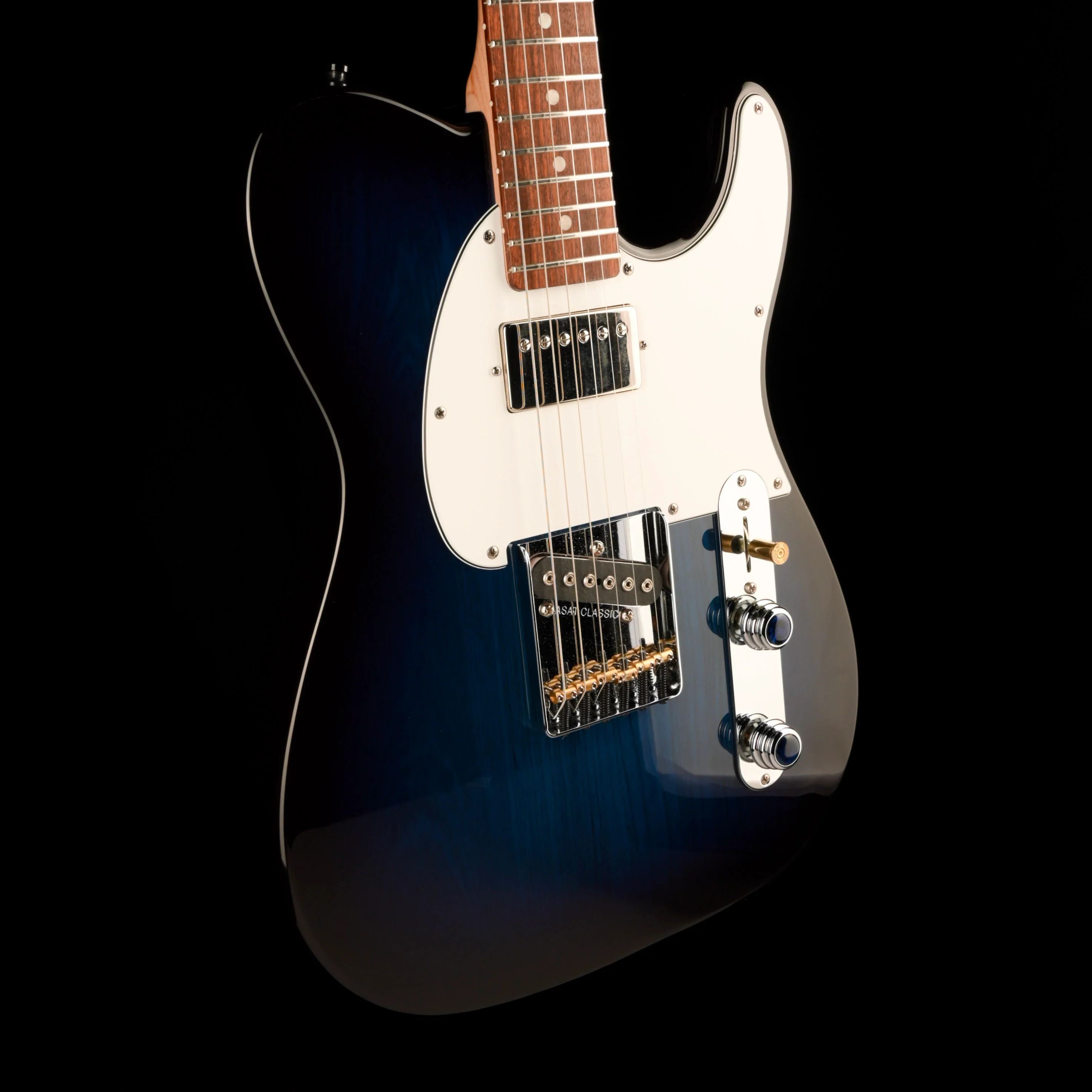 Pre Owned G&L ASAT Deluxe Classic Bluesboy Blueburst With OHSC - Image 6