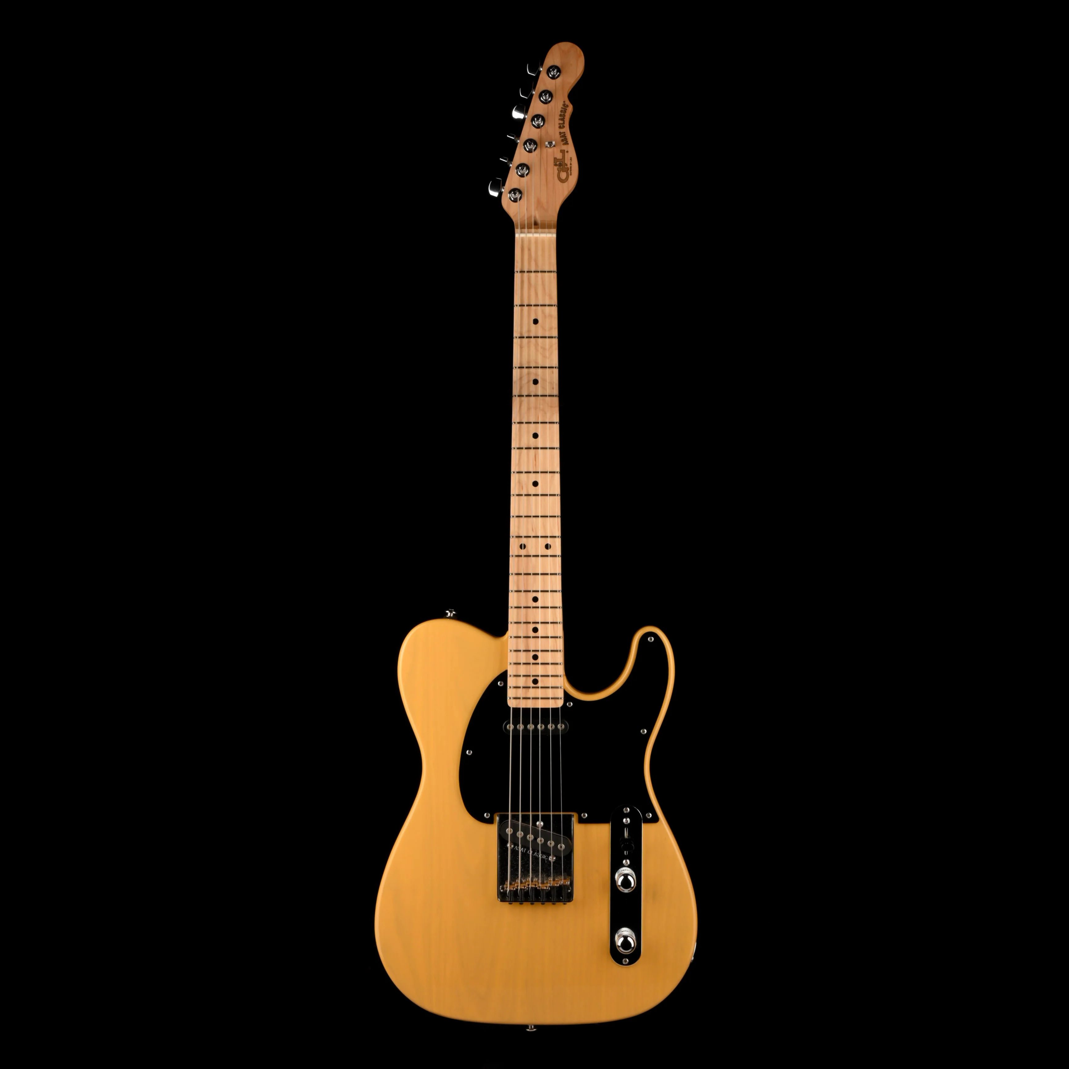 Pre Owned G&L Fullerton Deluxe ASAT Classic Butterscotch Blonde Electric Guitar With Gig Bag - Image 2