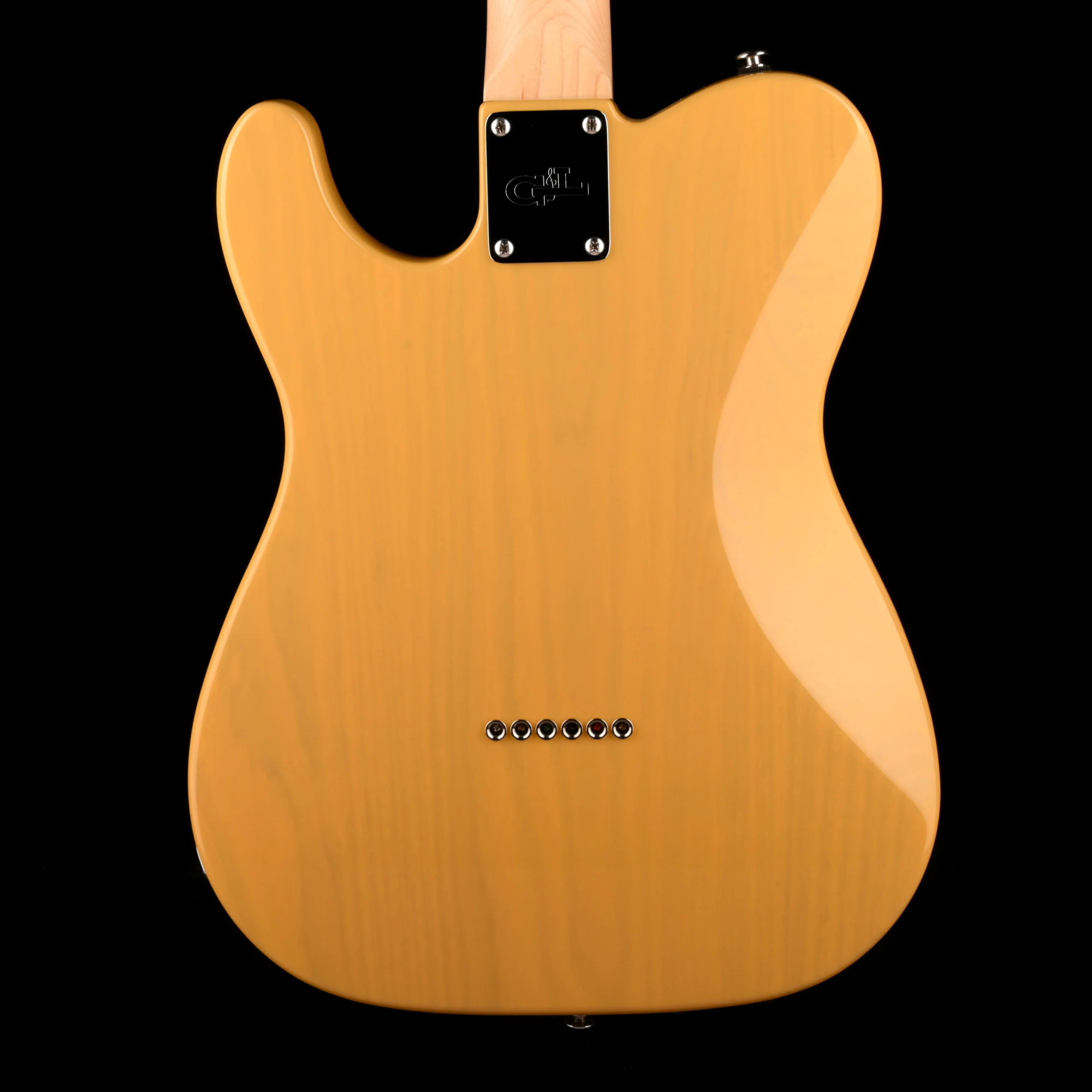 Pre Owned G&L Fullerton Deluxe ASAT Classic Butterscotch Blonde Electric Guitar With Gig Bag - Image 9