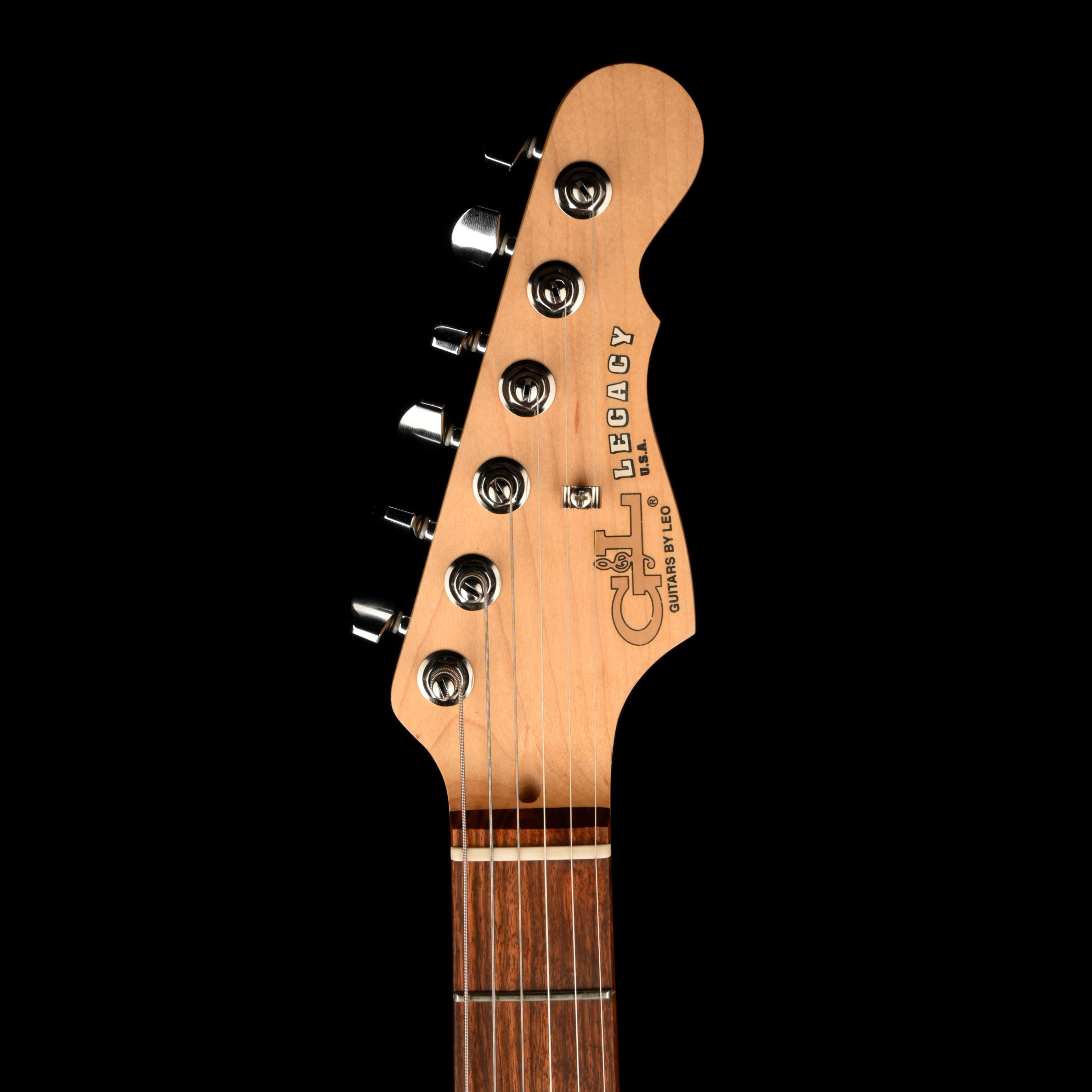 Pre Owned G&L Fullerton Deluxe Legacy Matcha Green Electric Guitar With Gig Bag - Image 12