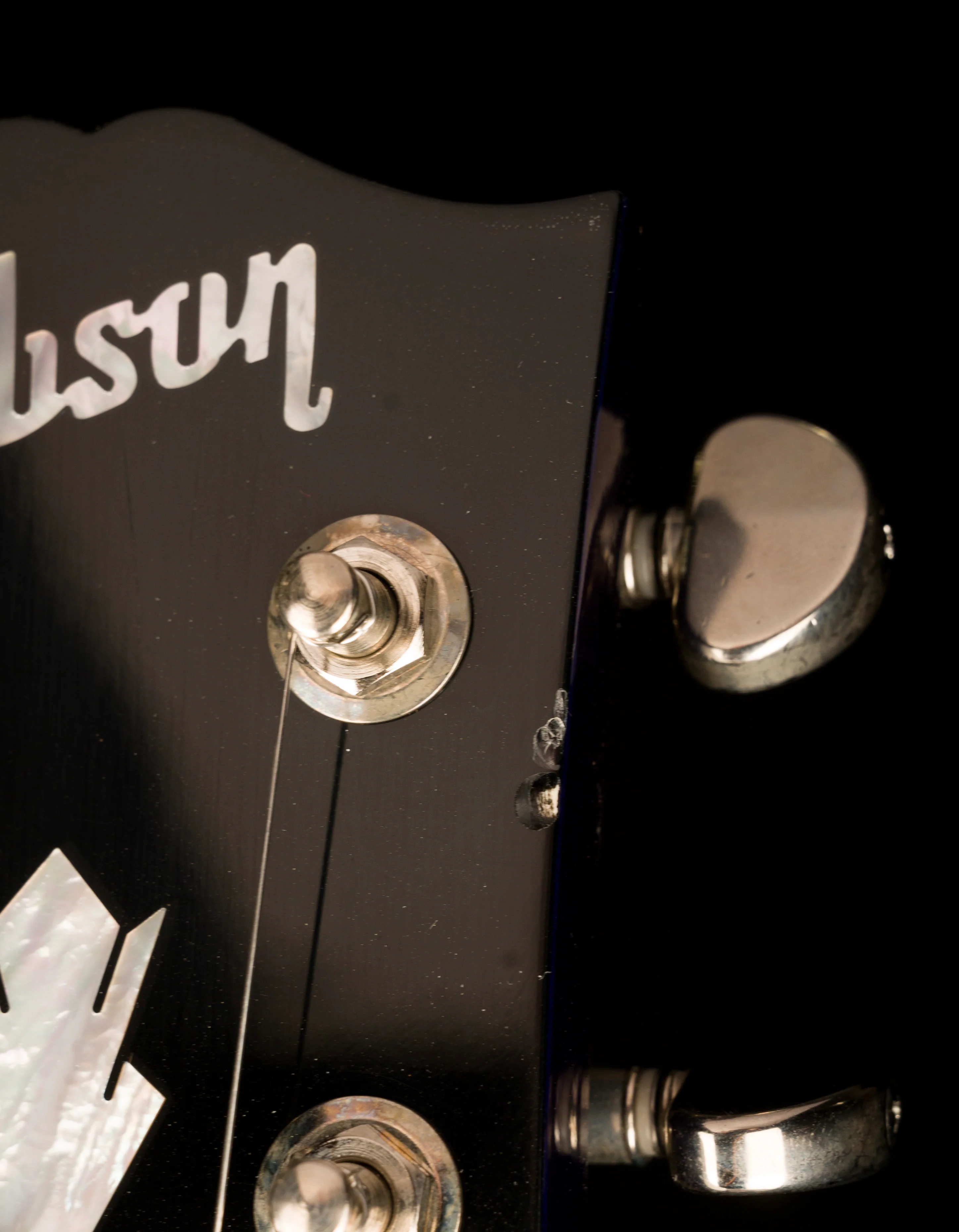 Pre Owned Gibson Custom Mod Collection 1961 SG Standard Reissue VOS Trans Blue with OHSC - Image 13