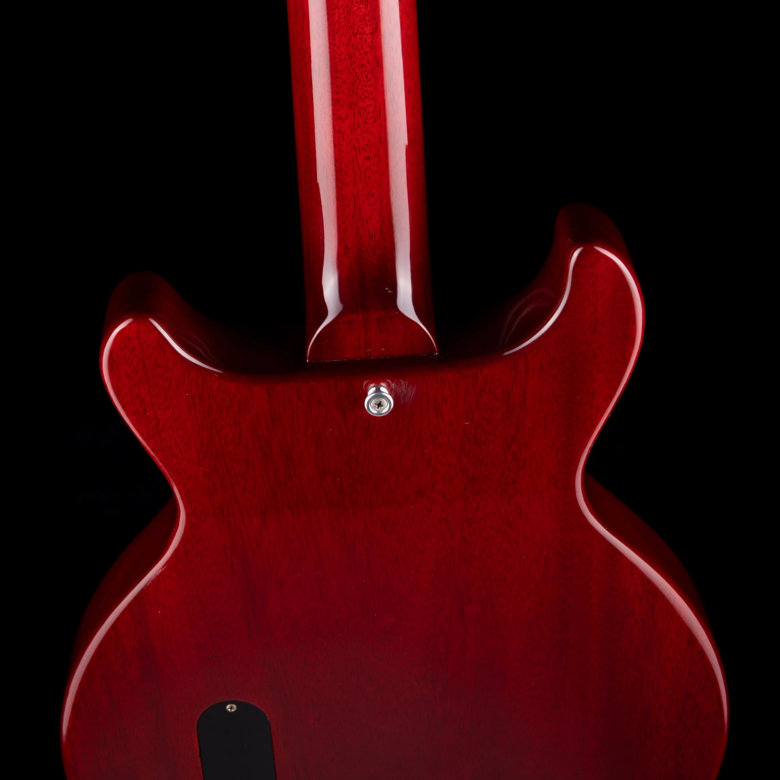 Pre Owned Gibson Custom Shop 1958 Les Paul Junior Double Cut Cherry Red With OHSC - Image 11
