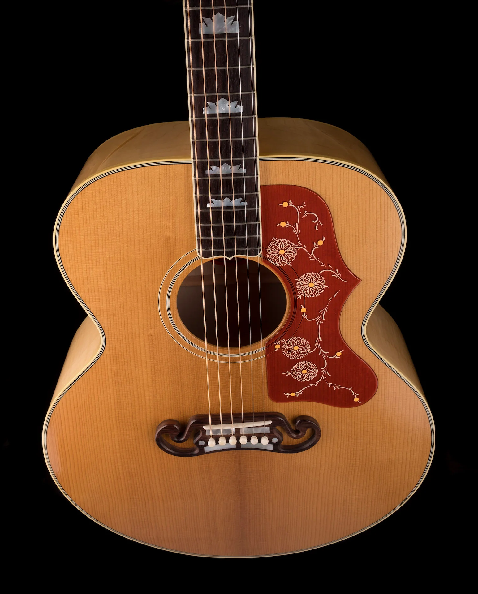 Pre Owned 2022 Gibson Custom Shop 1957 SJ-200 Antique Natural With OHSC - Image 4