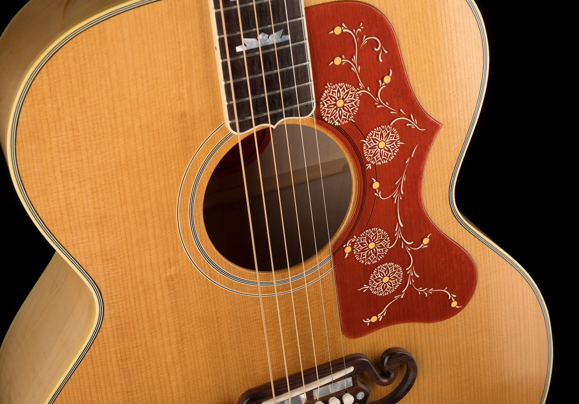 Pre Owned 2022 Gibson Custom Shop 1957 SJ-200 Antique Natural With OHSC - Image 7