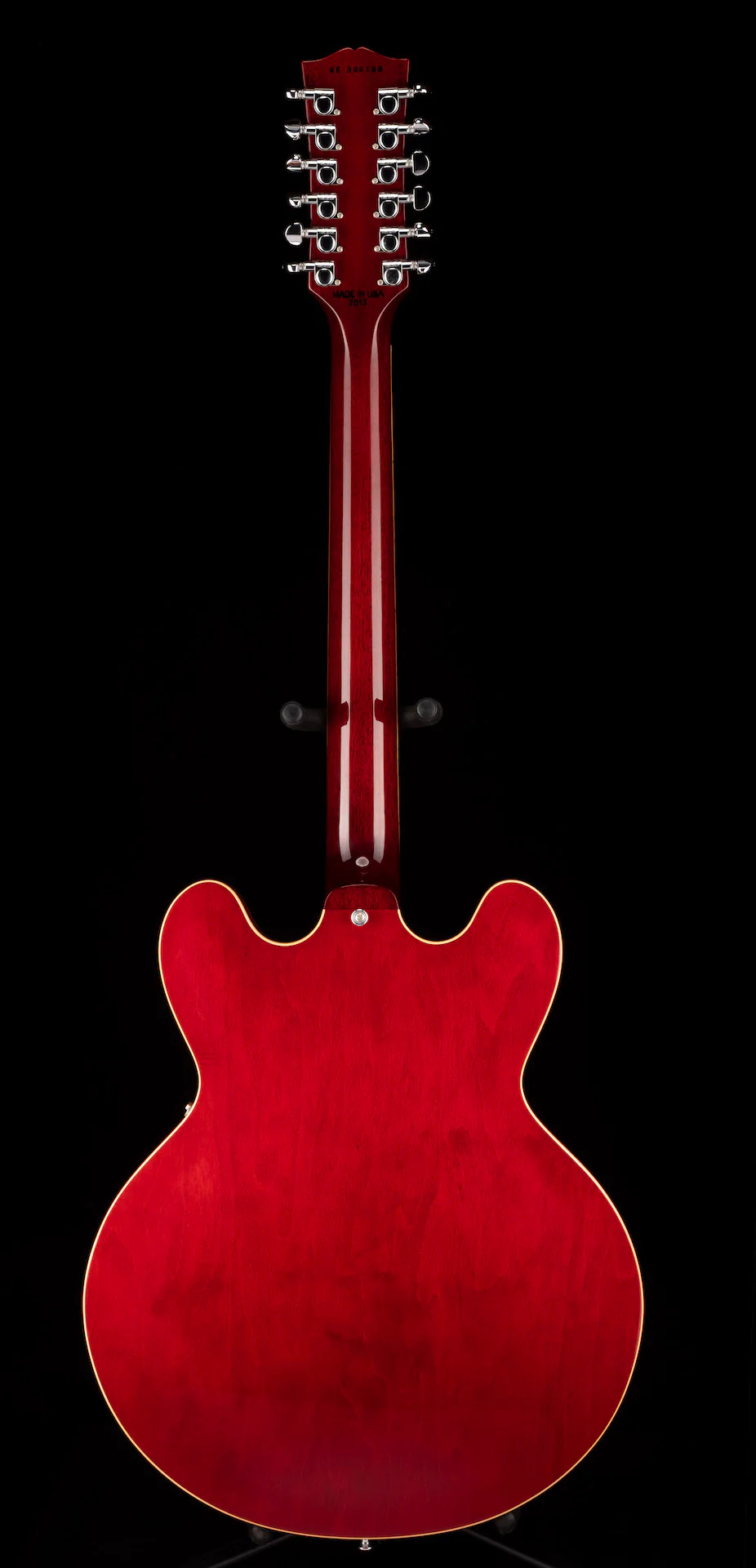 Pre Owned 2013 Gibson ES-335-12 Cherry 12-String with OHSC - Jeffrey Foskett Collection - Image 15