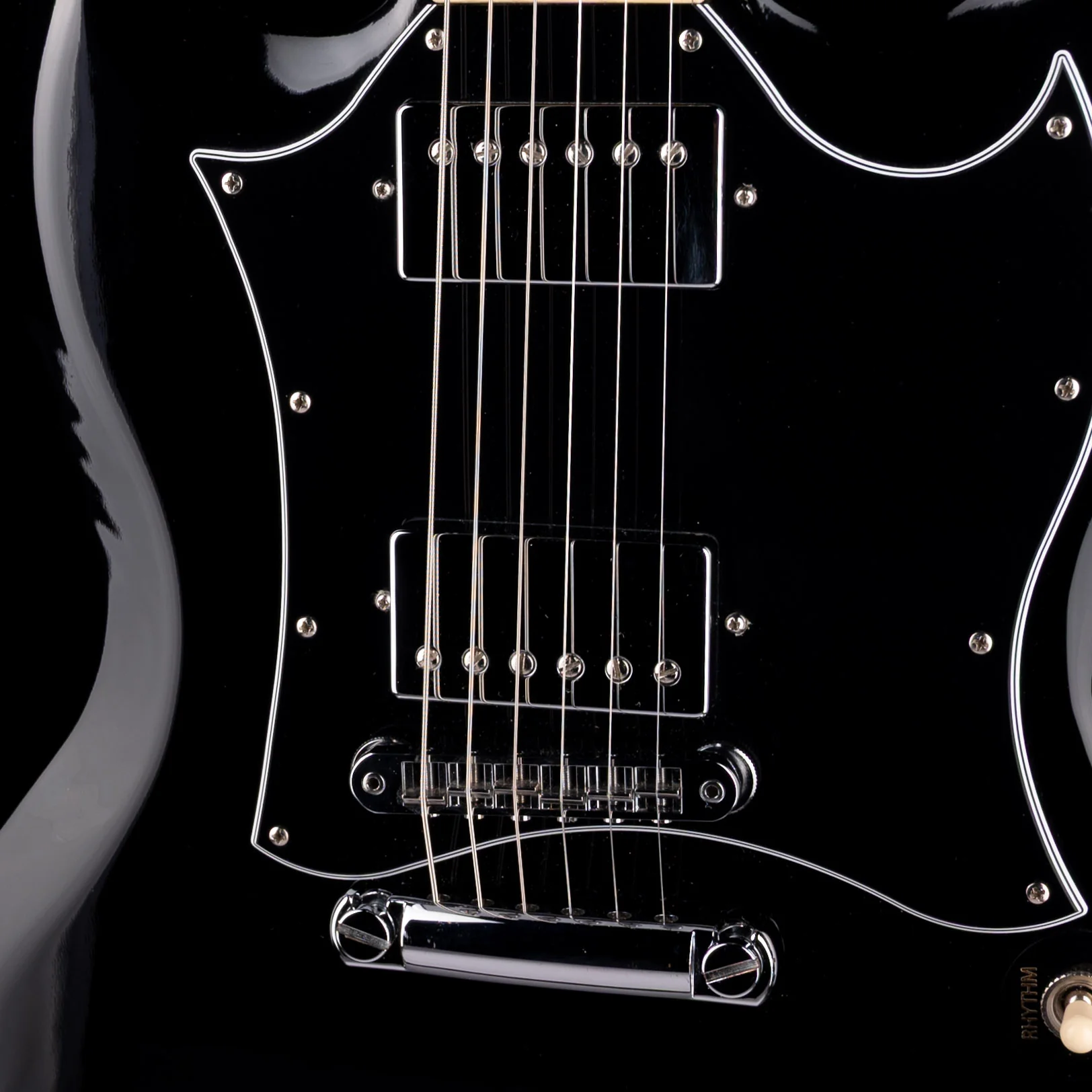 Pre Owned 2022 Gibson SG Ebony Electric Guitar With OSSC - Image 4