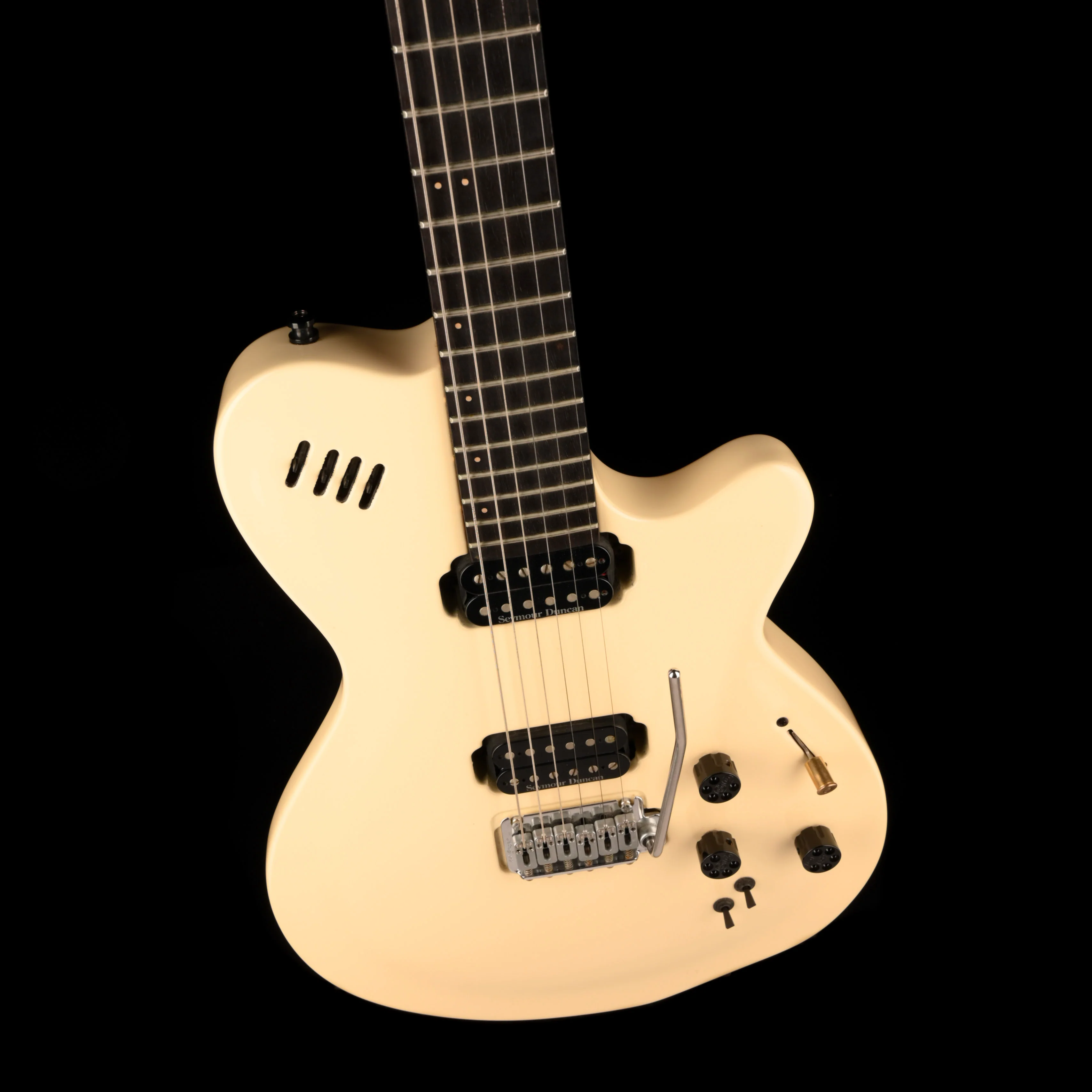 Pre Owned Godin LGXT White Electric Guitar With OHSC - Image 4