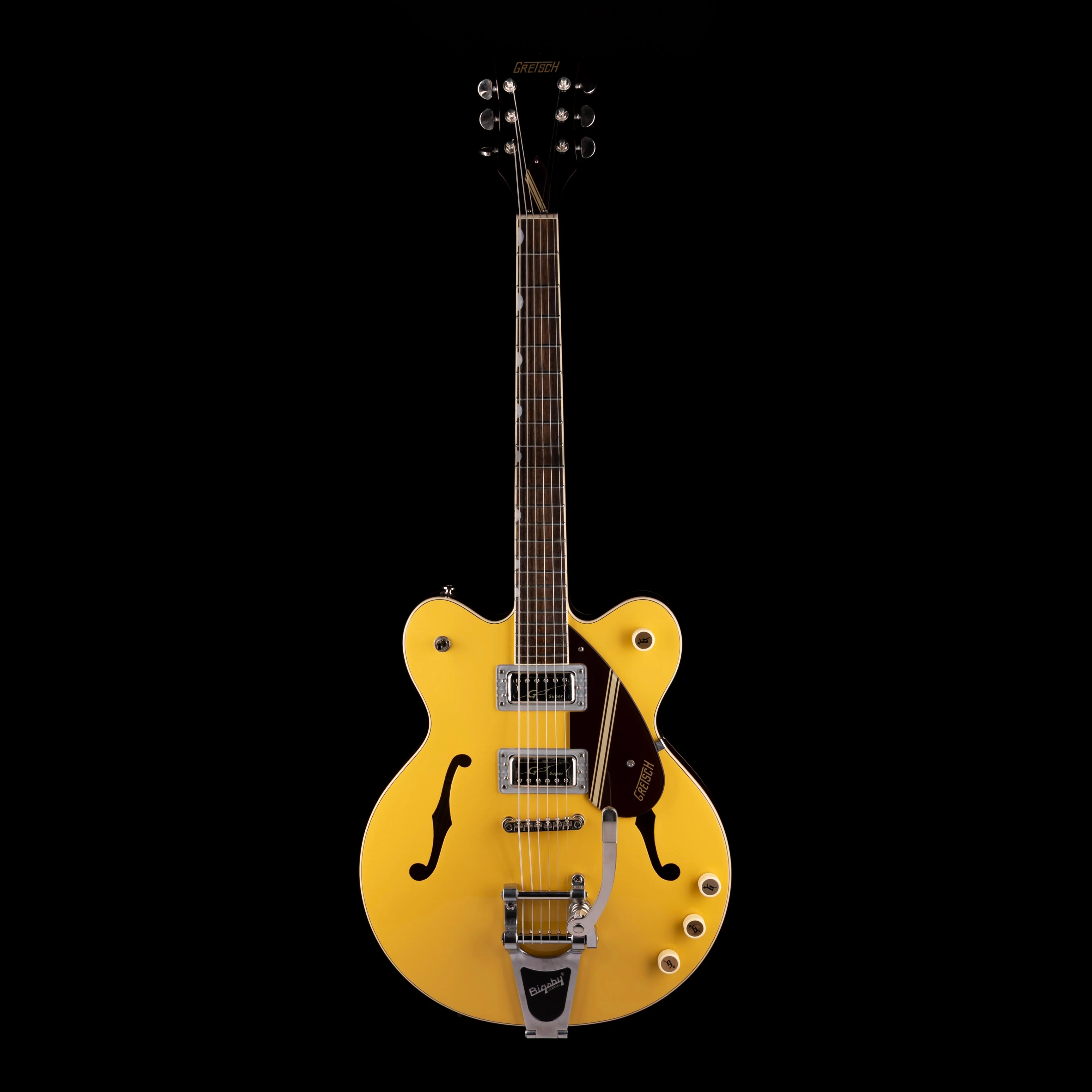Pre Owned Gretsch G2604T Streamliner With Bigsby Two-Tone Bamboo Yellow/Copper Metallic With HSC - Image 2