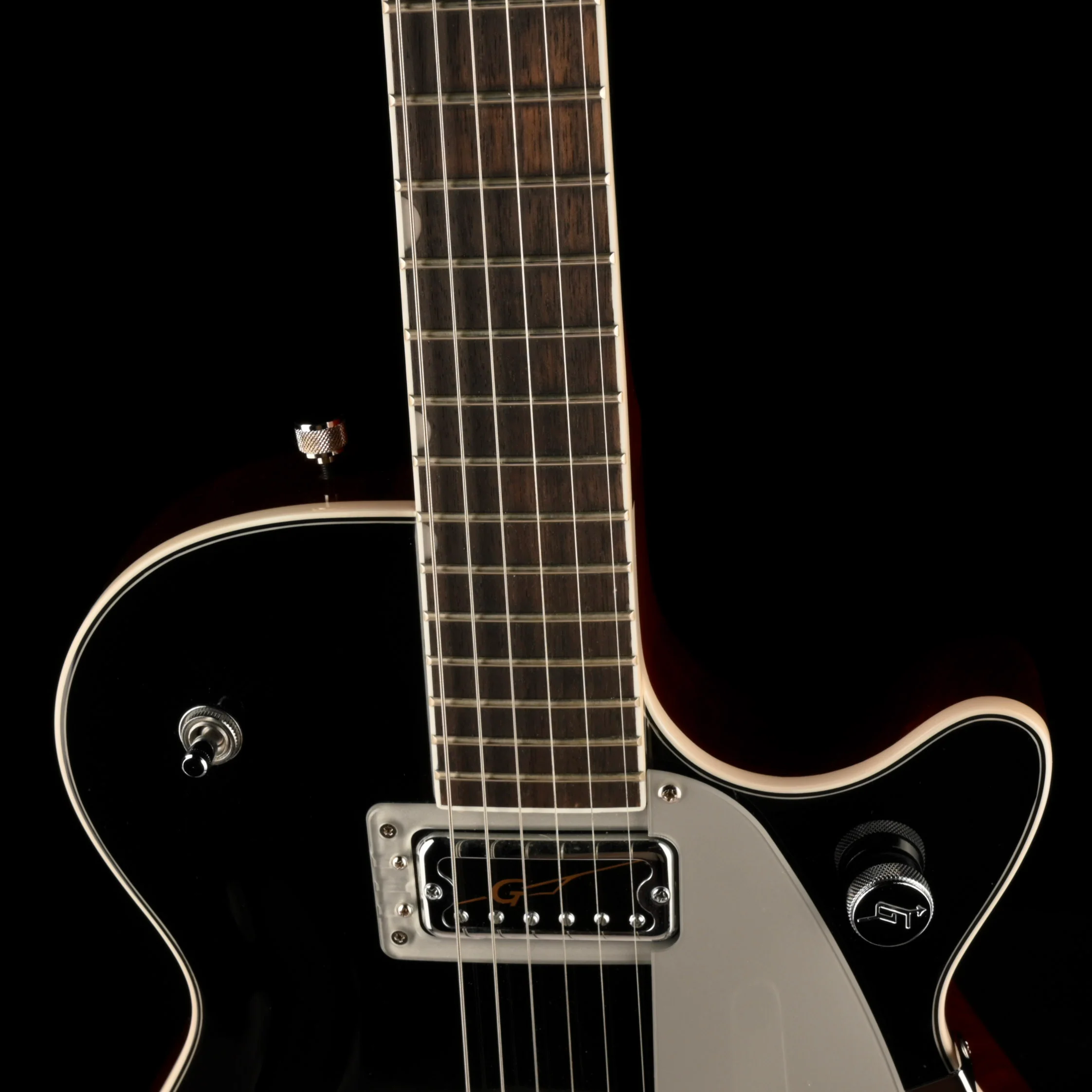 Pre Owned Gretsch G5230T Electromatic Jet With Bigsby And TV Jones Pickups Black Electric Guitar - Image 3