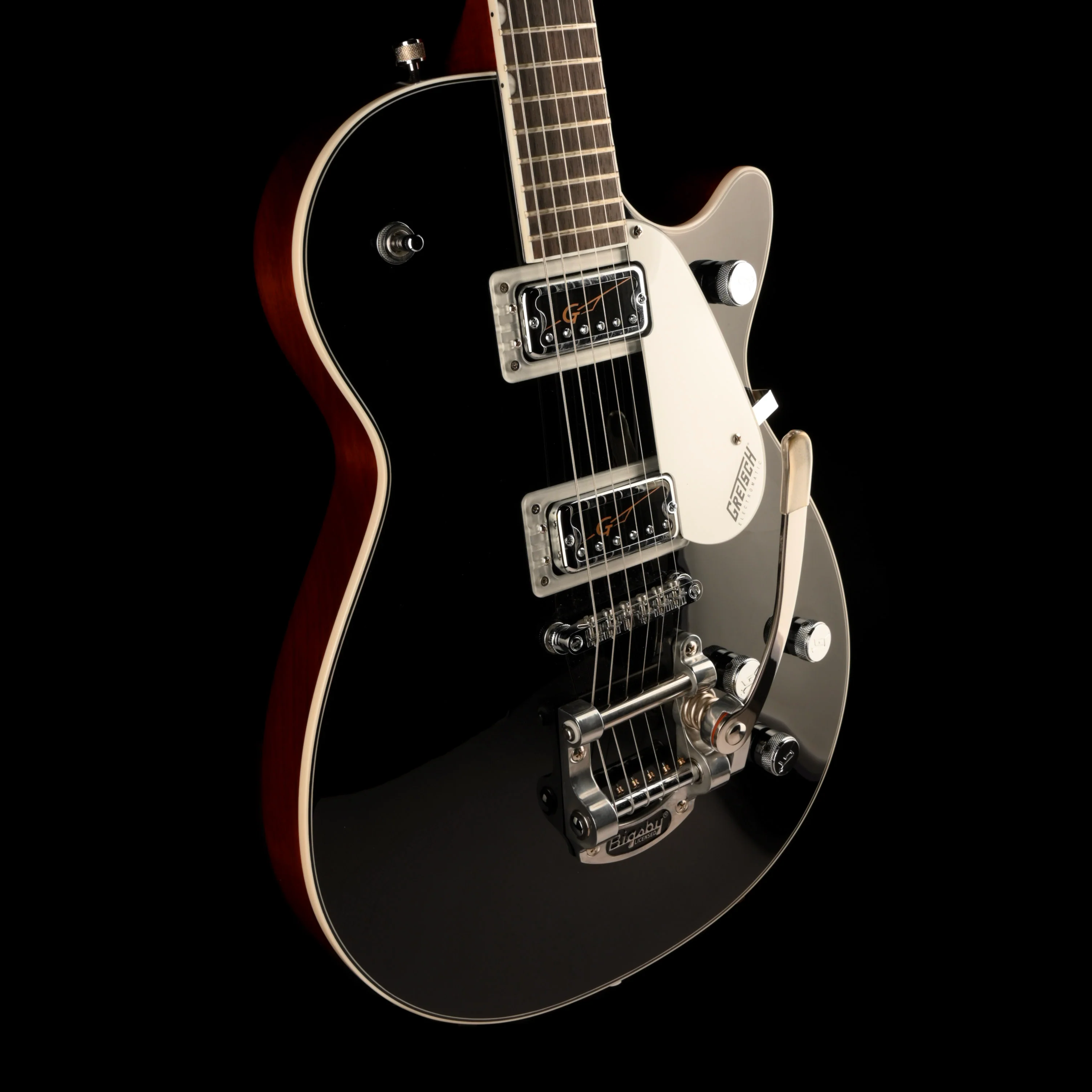 Pre Owned Gretsch G5230T Electromatic Jet With Bigsby And TV Jones Pickups Black Electric Guitar - Image 7