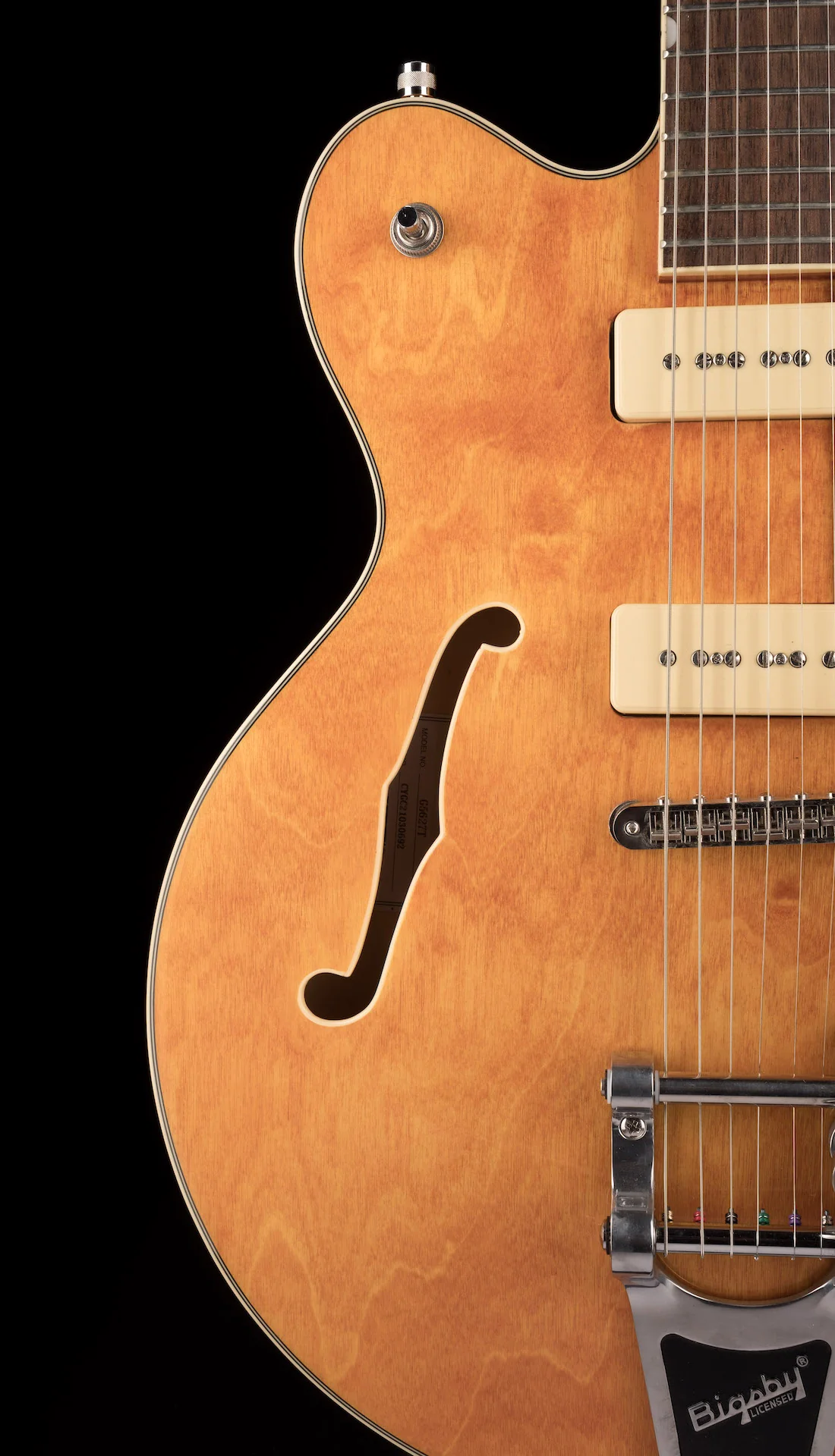 Pre Owned Gretsch G5627-P90 Electromatic Center Block Speyside Vintage Vibe Pickups With Case - Image 11
