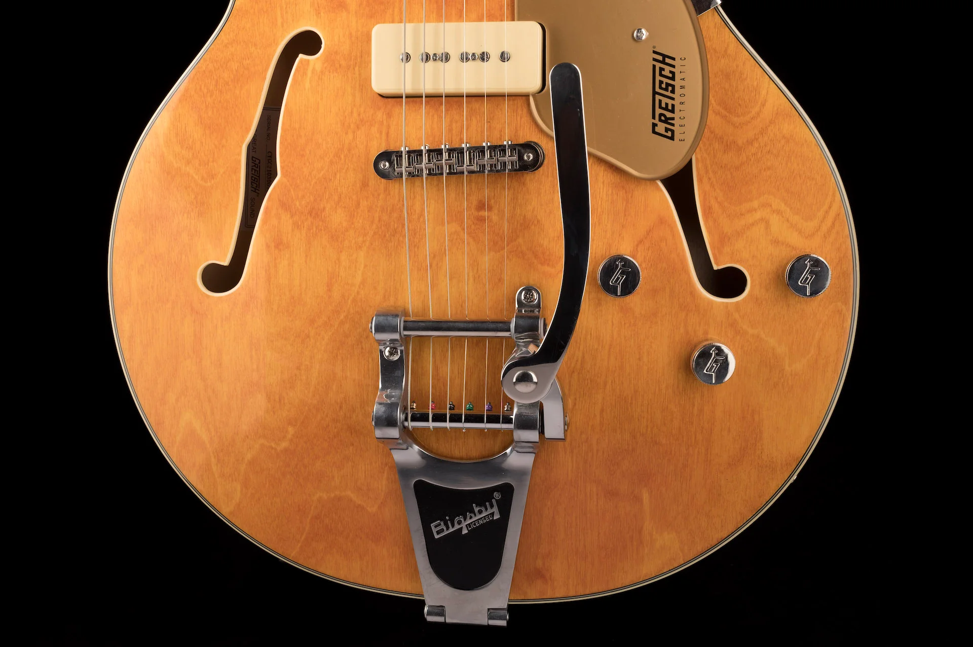 Pre Owned Gretsch G5627-P90 Electromatic Center Block Speyside Vintage Vibe Pickups With Case - Image 5