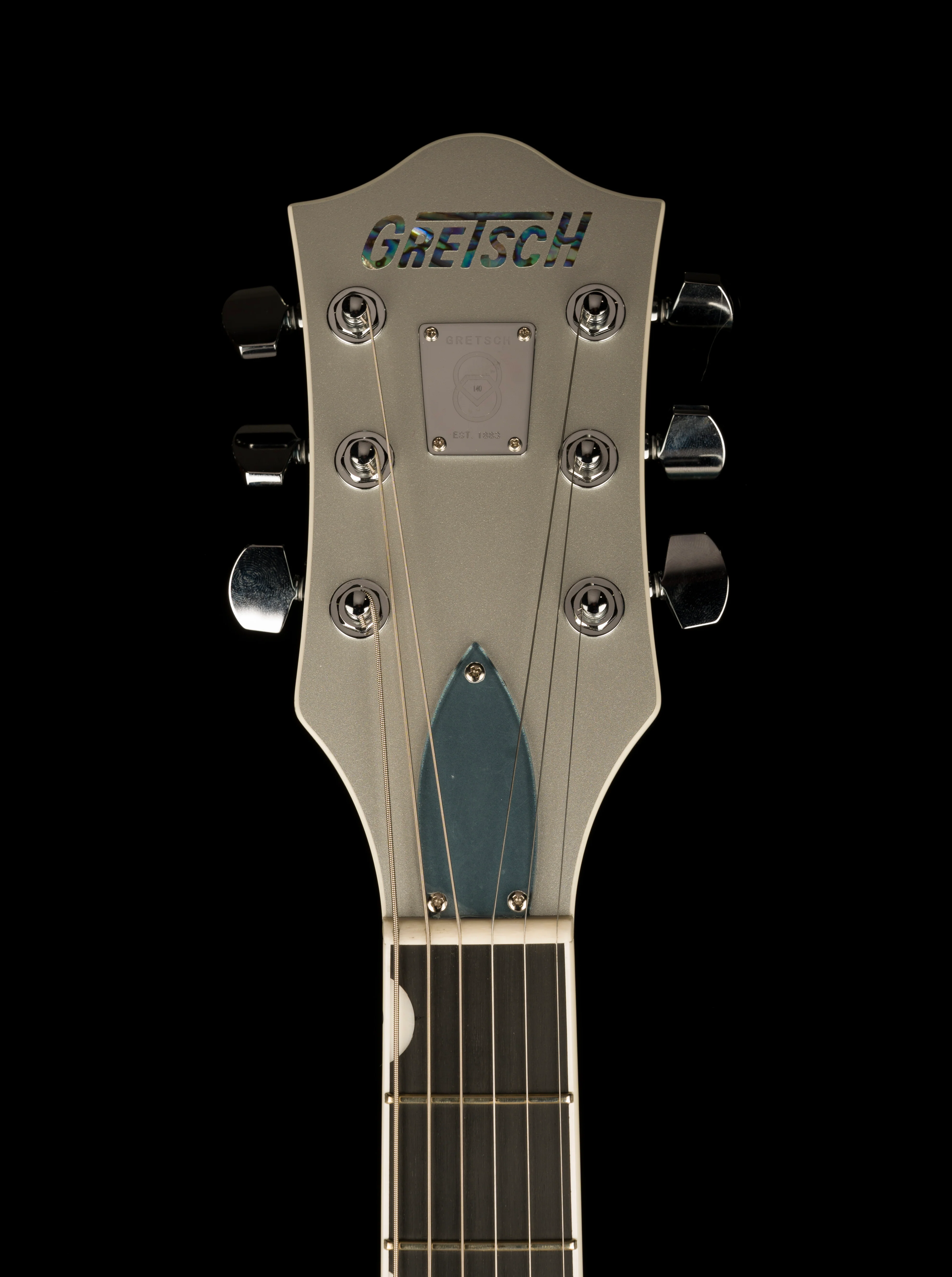 Pre Owned Gretsch G6118T-140 LTD 140th Double Platinum Anniversary Two-Tone Pure Platinum/Stone Platinum With OHSC - Image 13