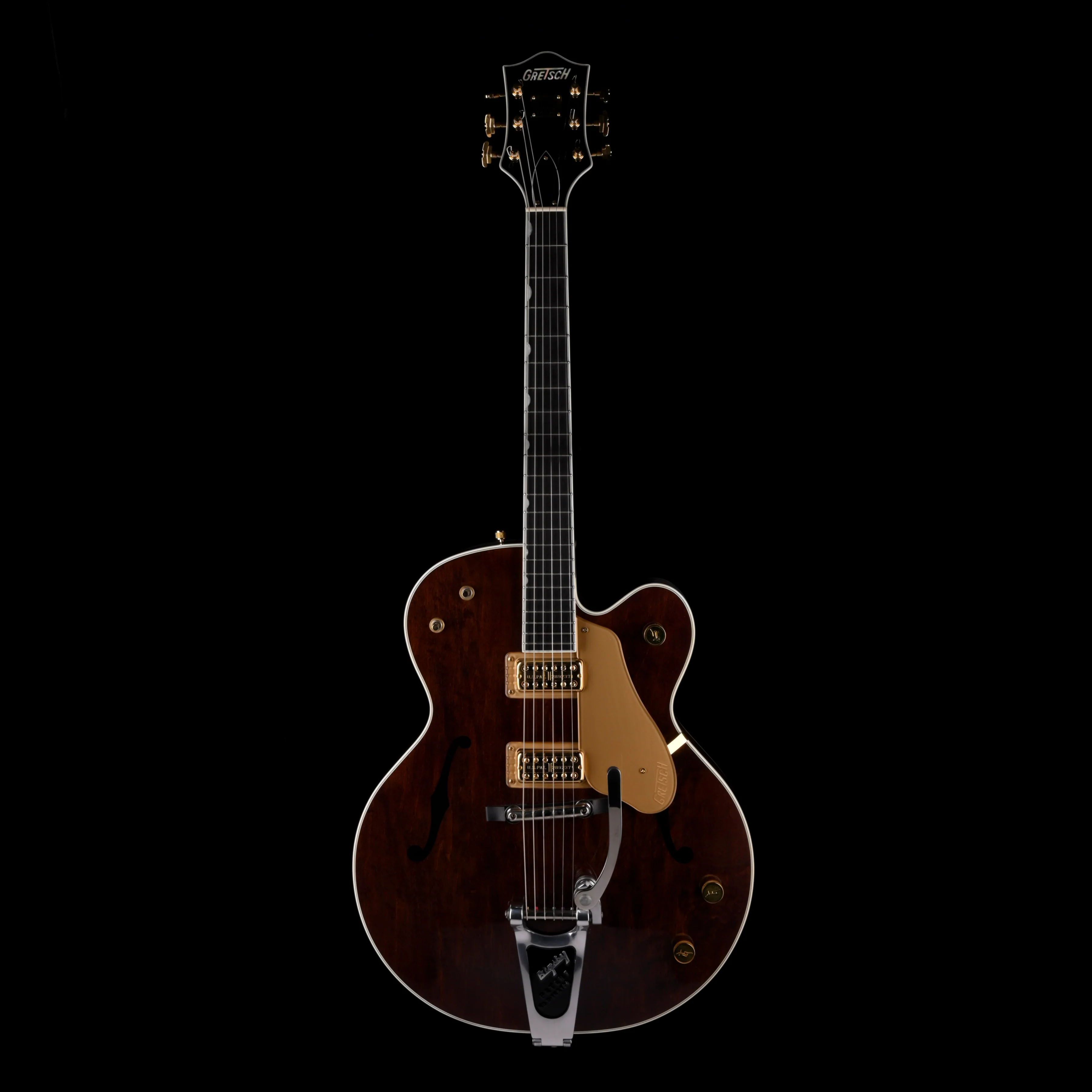 Pre Owned Gretsch G6122-1958 Country Classic Walnut Stain Hollow-Body Electric Guitar With OHSC - Image 2