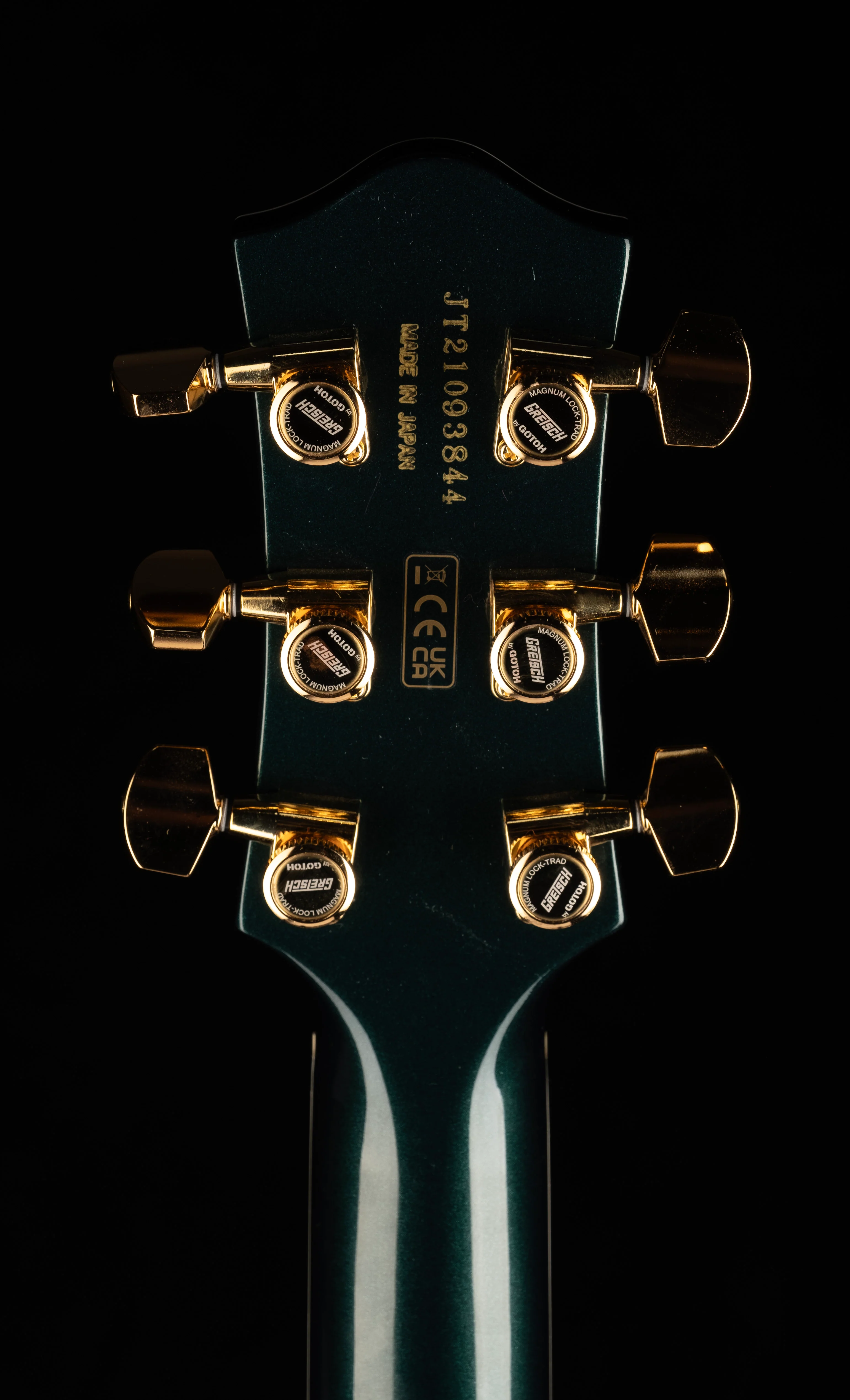 Pre Owned Gretsch G6228TG Players Edition Jet BT Cadillac Green with OHSC - Image 12