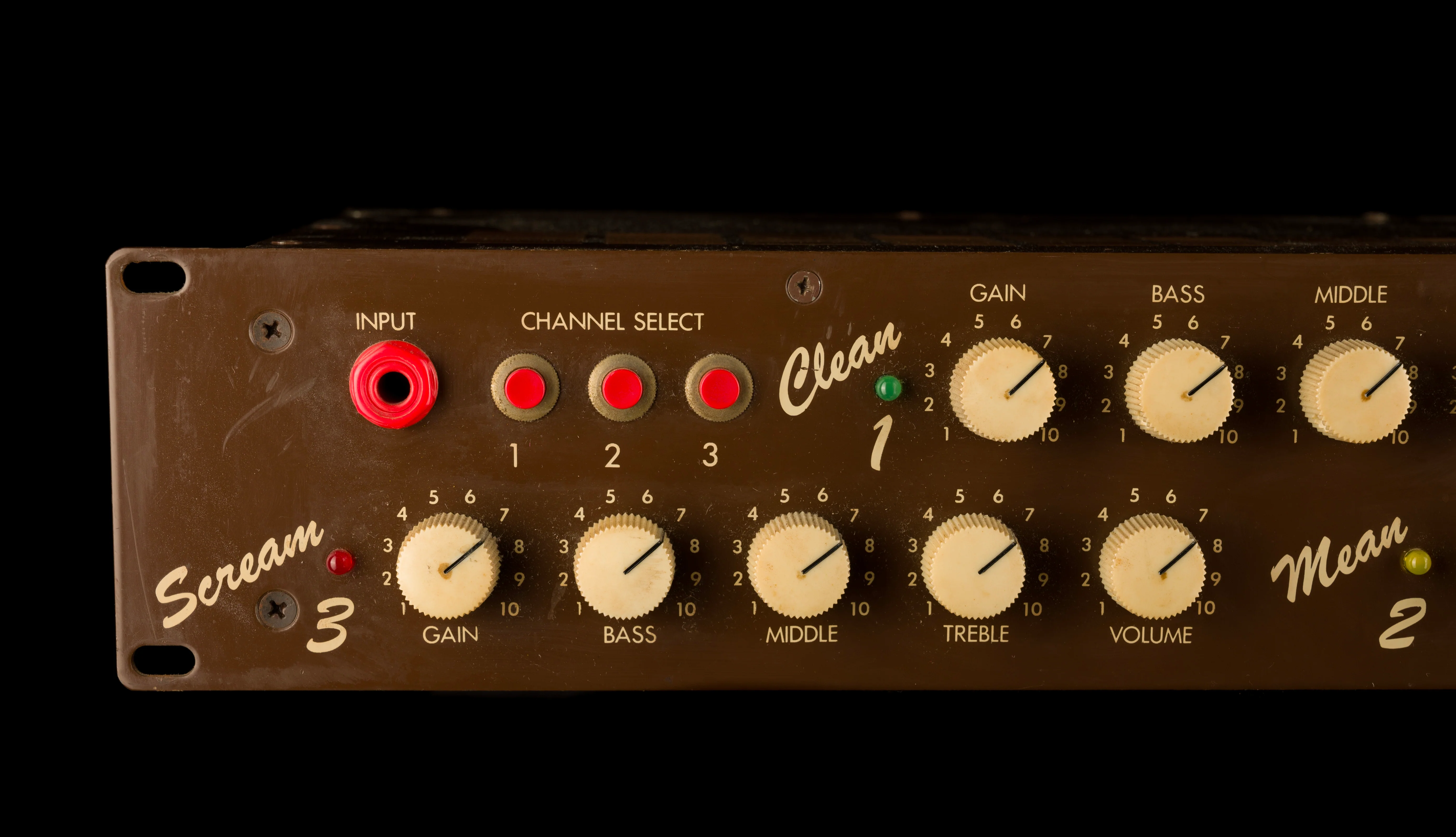 Pre Owned Groove Tubes Trio Switchable Pre Amp Head With Modified MIDI Patch Bay "In" section - Image 3