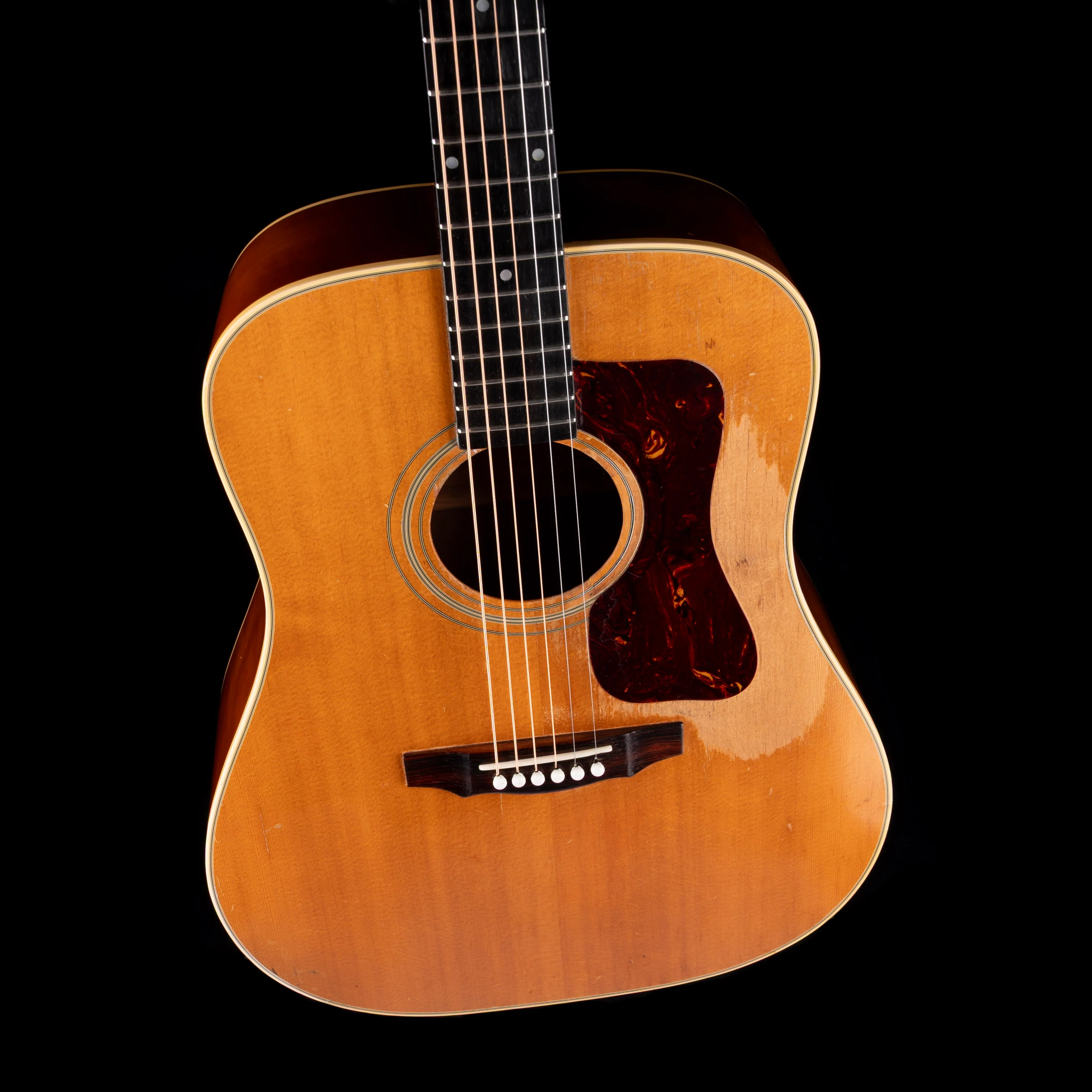 Vintage 1960's Guild D-44 Bluegrass Jubilee Pearwood - Natural With OHSC - Image 3