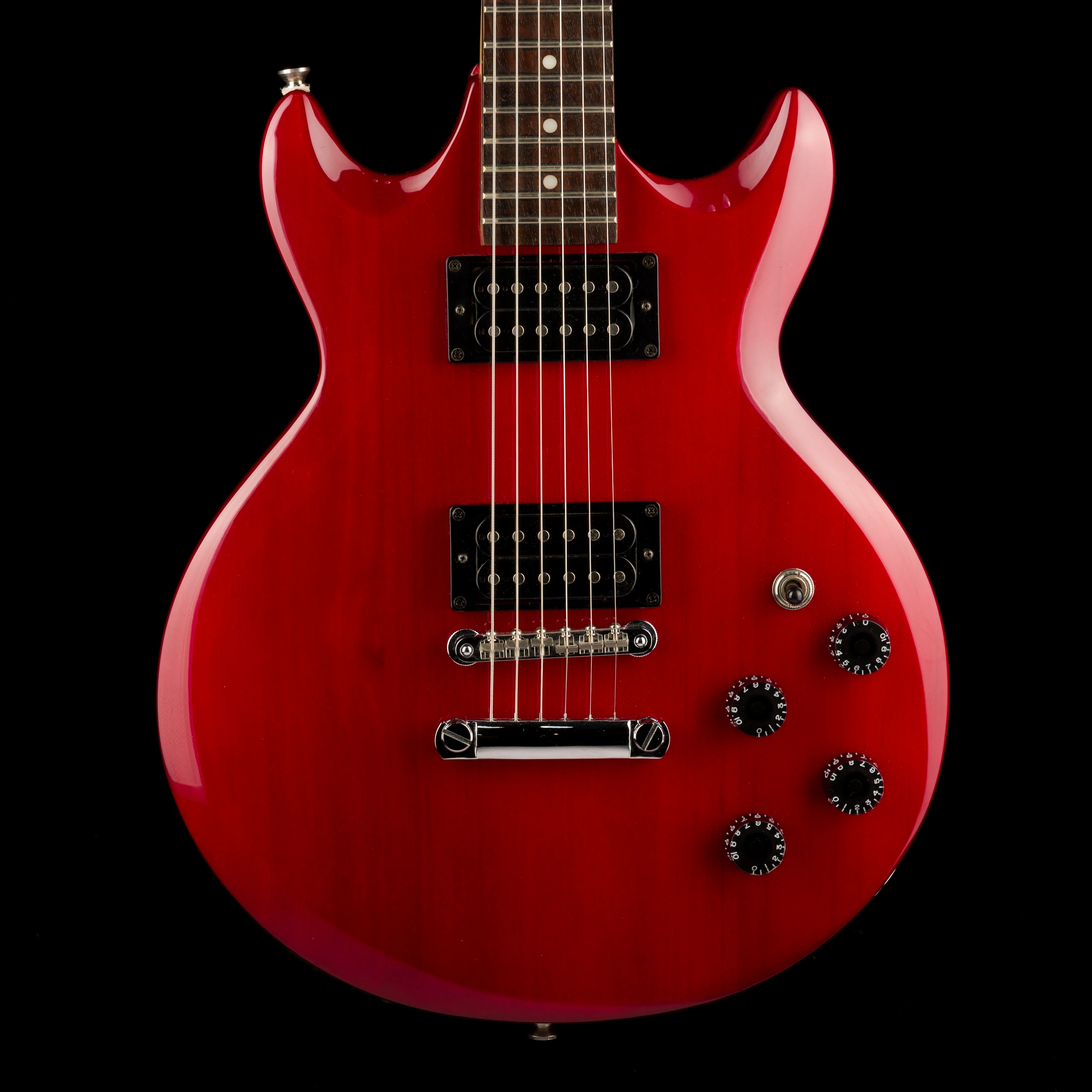 Pre Owned Ibanez GAX70 Transparent Red Electric Guitar With Gig Bag