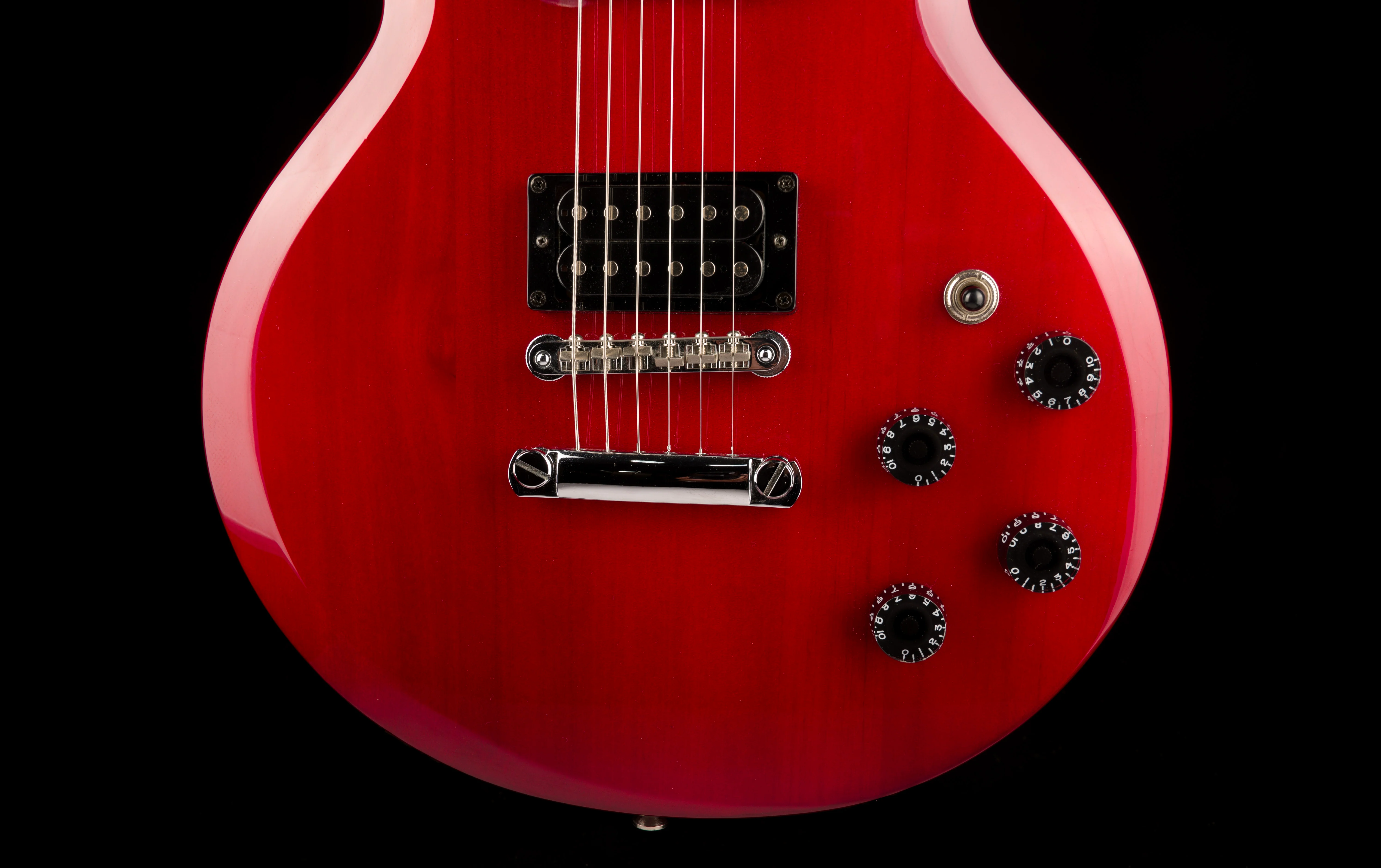 Pre Owned Ibanez GAX70 Transparent Red Electric Guitar With Gig Bag - Image 5