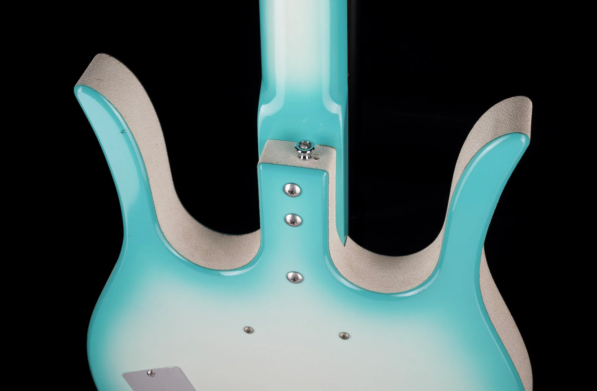 Pre Owned Jerry Jones Longhorn Bass IV Blue Burst - John Waite Collection - Image 13