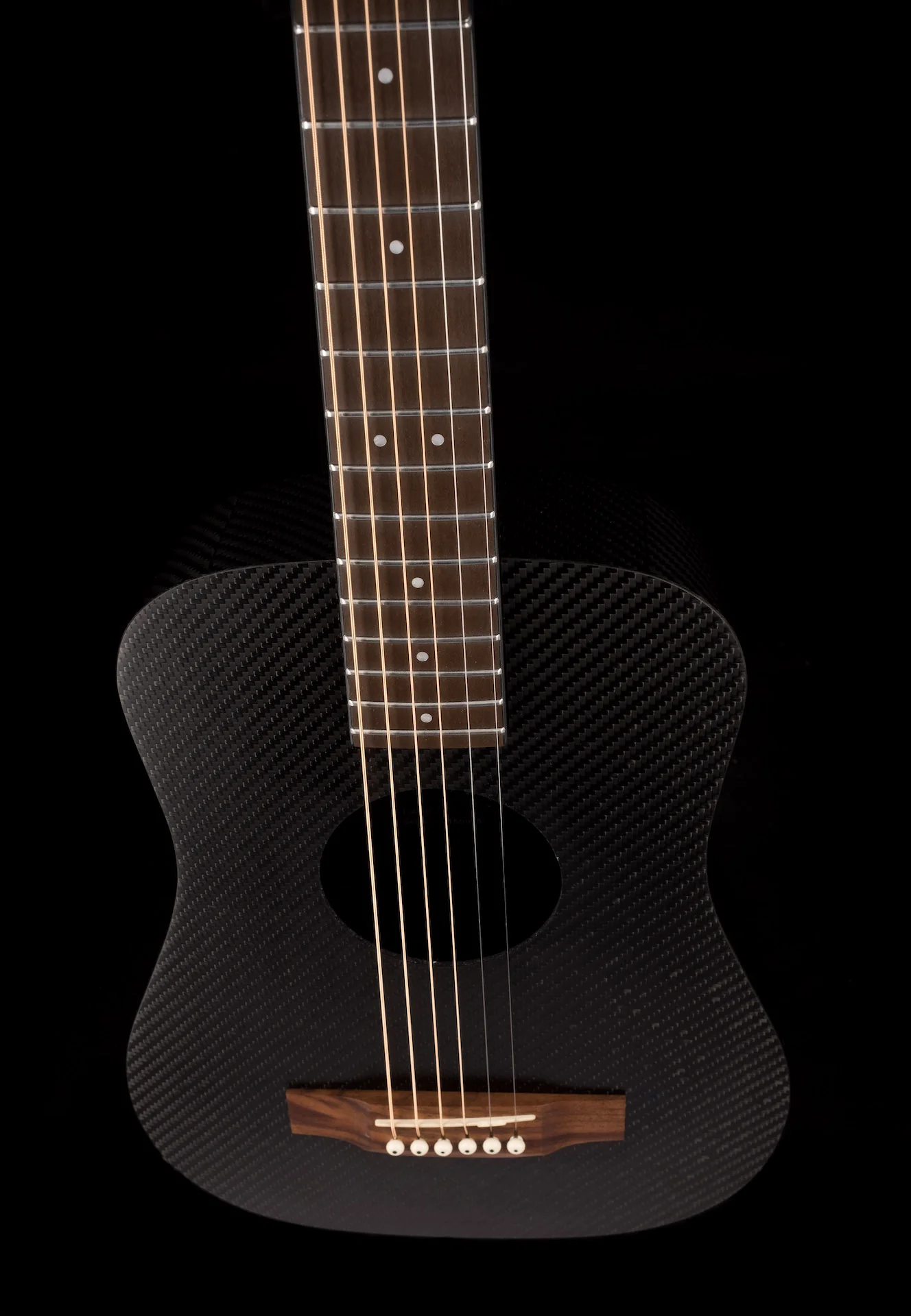 Pre Owned KLŌS Graphite Travel Guitar With Gig Bag - Image 4