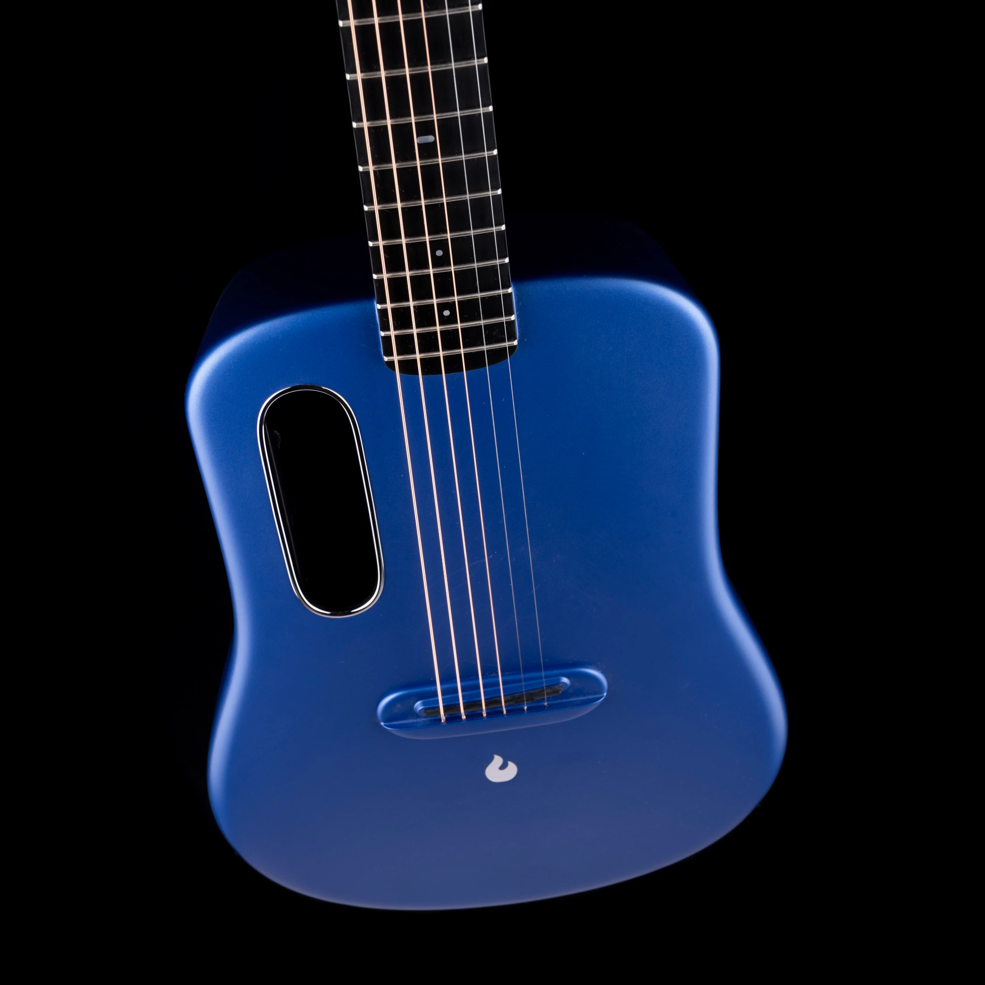 Pre Owned Lava Me 2 Blue Acoustic Electric Guitar With OSSC - Image 3
