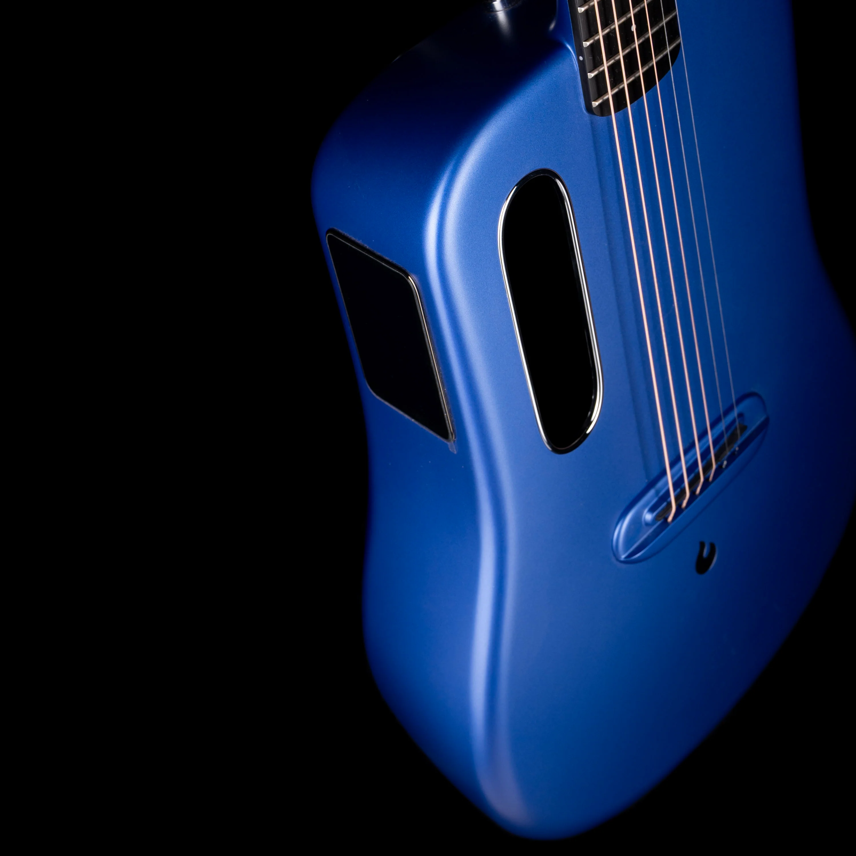 Pre Owned Lava Me 2 Blue Acoustic Electric Guitar With OSSC - Image 6