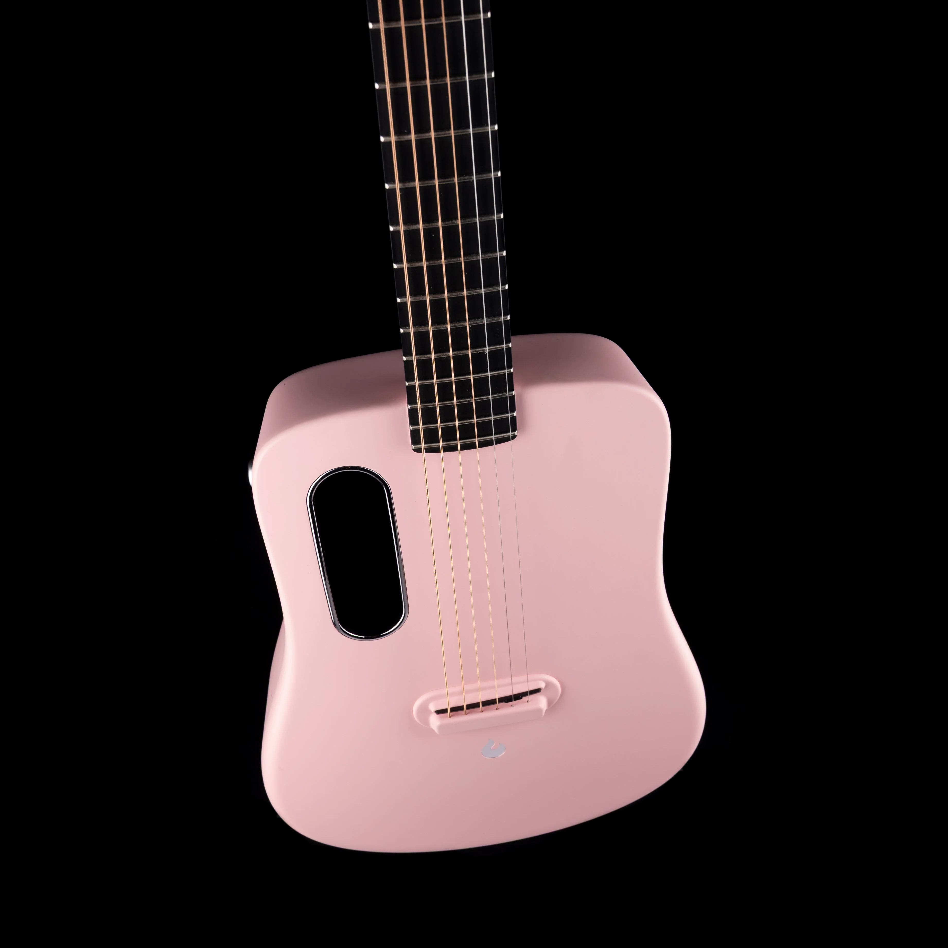Pre Owned Lava Me 2 Pink Acoustic Electric Guitar With OSSC - Image 4