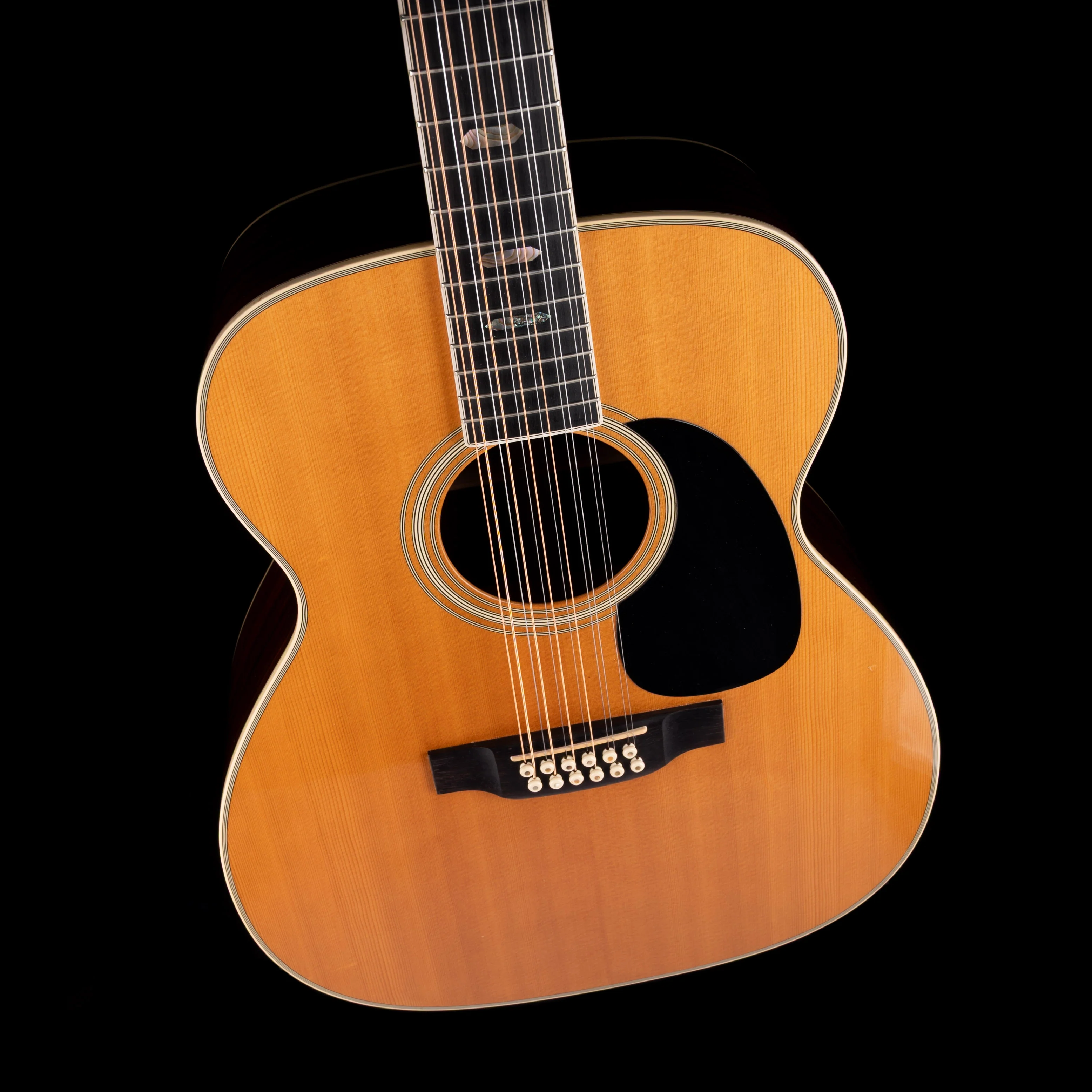 Pre Owned 1994 Martin J12-40 12-String Acoustic Guitar Natural With OHSC - Image 3